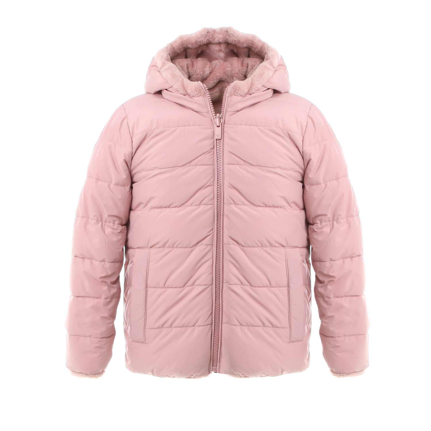 GIUBBOTTO REVERSIBILE KOURTNEY GIRL ROSA ANTICO - annameglio.com abbigliamento moda