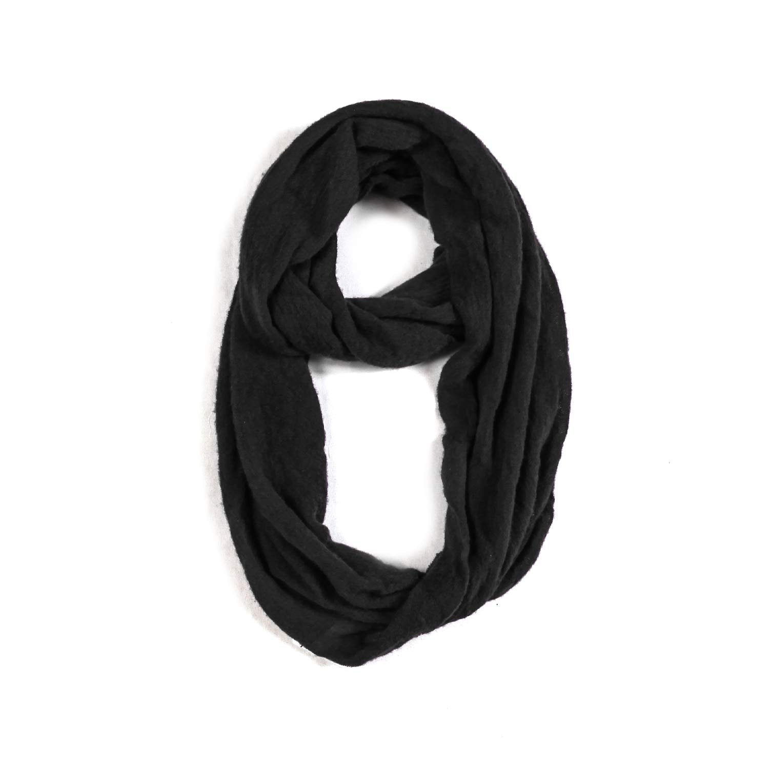 SCIARPA TUBO NERA IN CACHEMIRE - annameglio.com abbigliamento moda