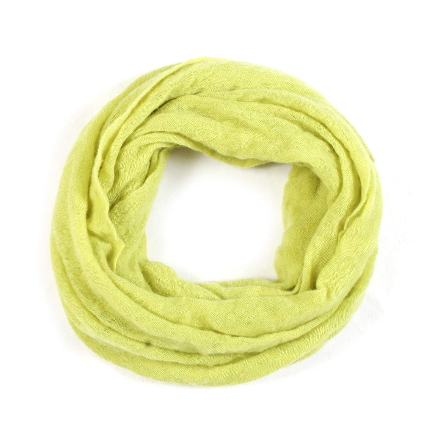 SCIARPA TUBO GIALLO CITRINE IN CACHEMIRE - annameglio.com abbigliamento moda