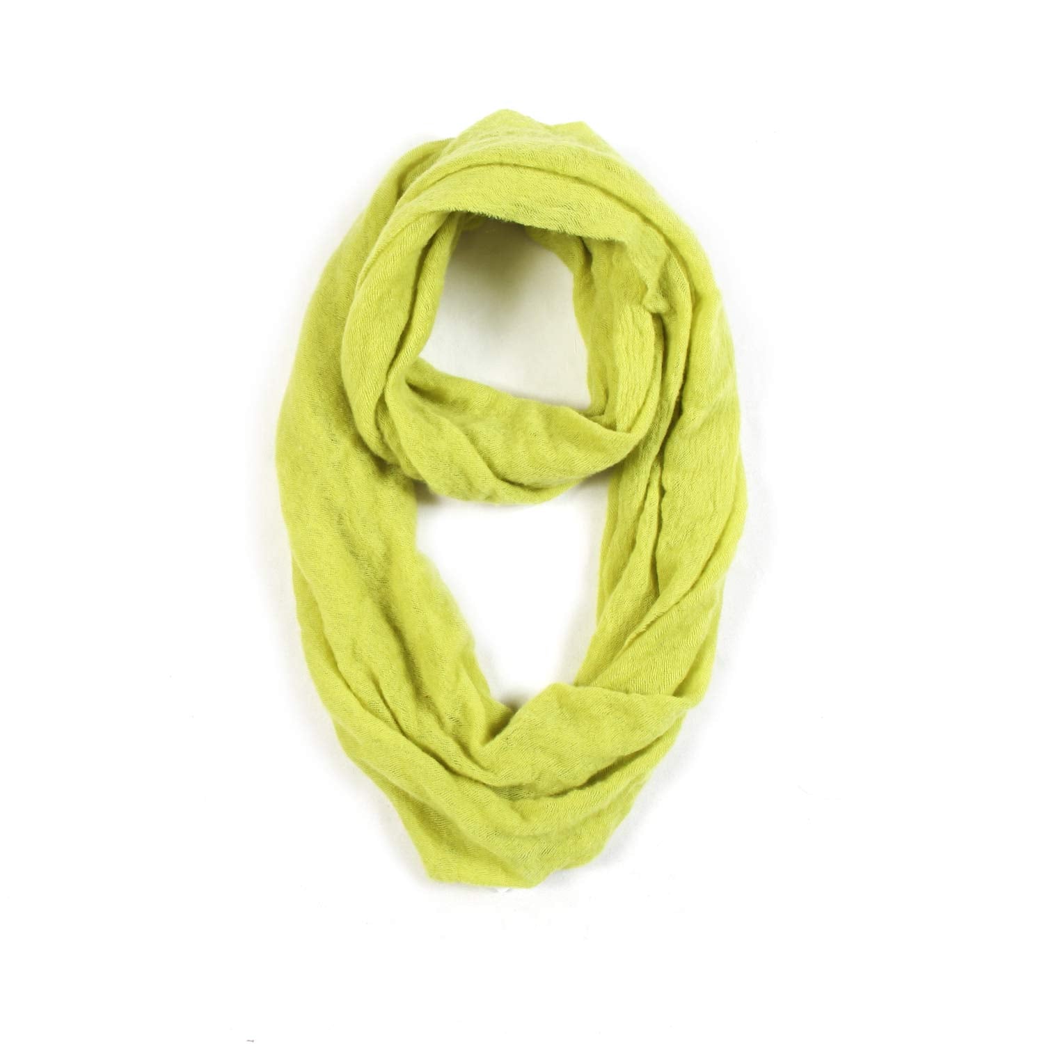 SCIARPA TUBO GIALLO CITRINE IN CACHEMIRE - annameglio.com abbigliamento moda