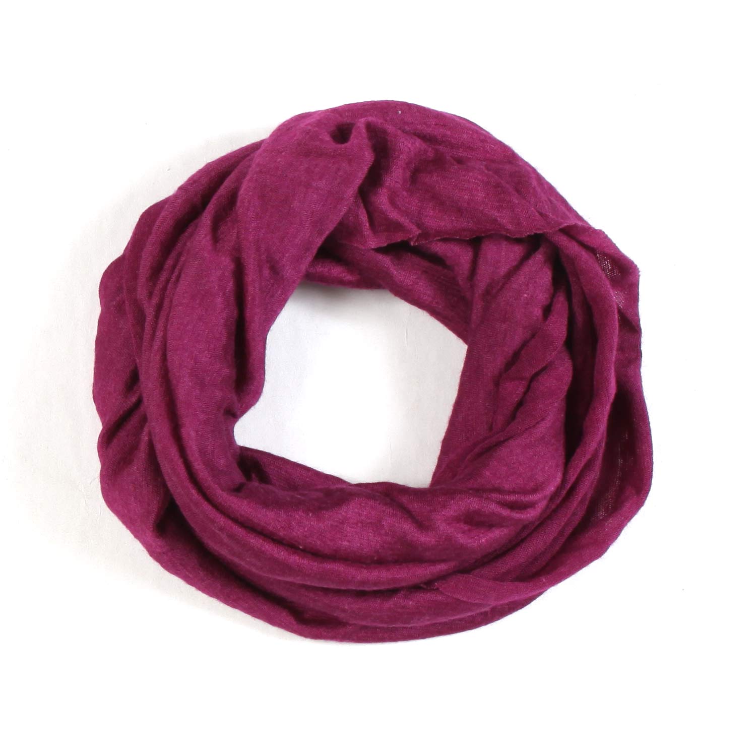 SCIARPA TUBO PORPORA BRILLANTE IN CACHEMIRE - annameglio.com abbigliamento moda