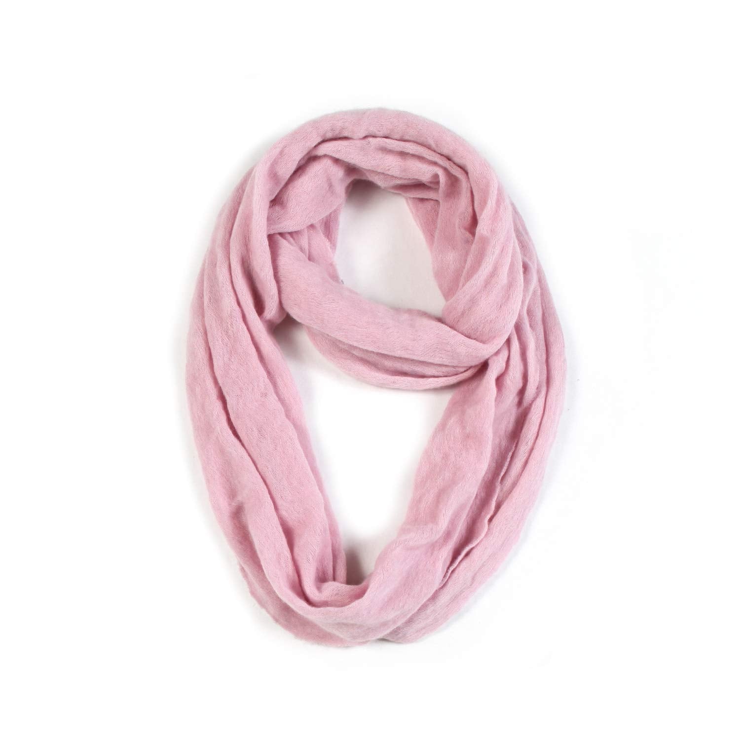 SCIARPA TUBO ROSA MALVA IN CACHEMIRE - annameglio.com abbigliamento moda