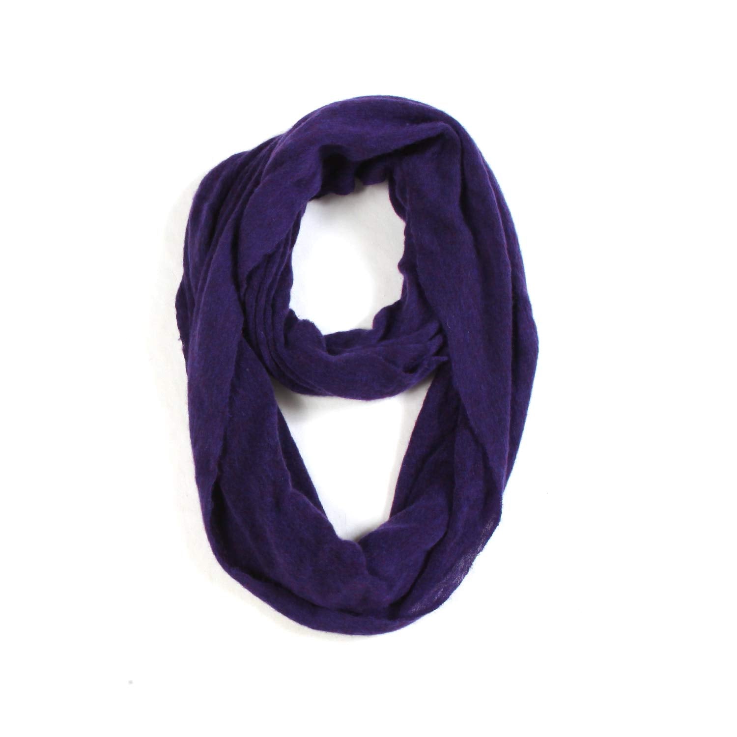 SCIARPA TUBO VIOLA IN CACHEMIRE - annameglio.com abbigliamento moda