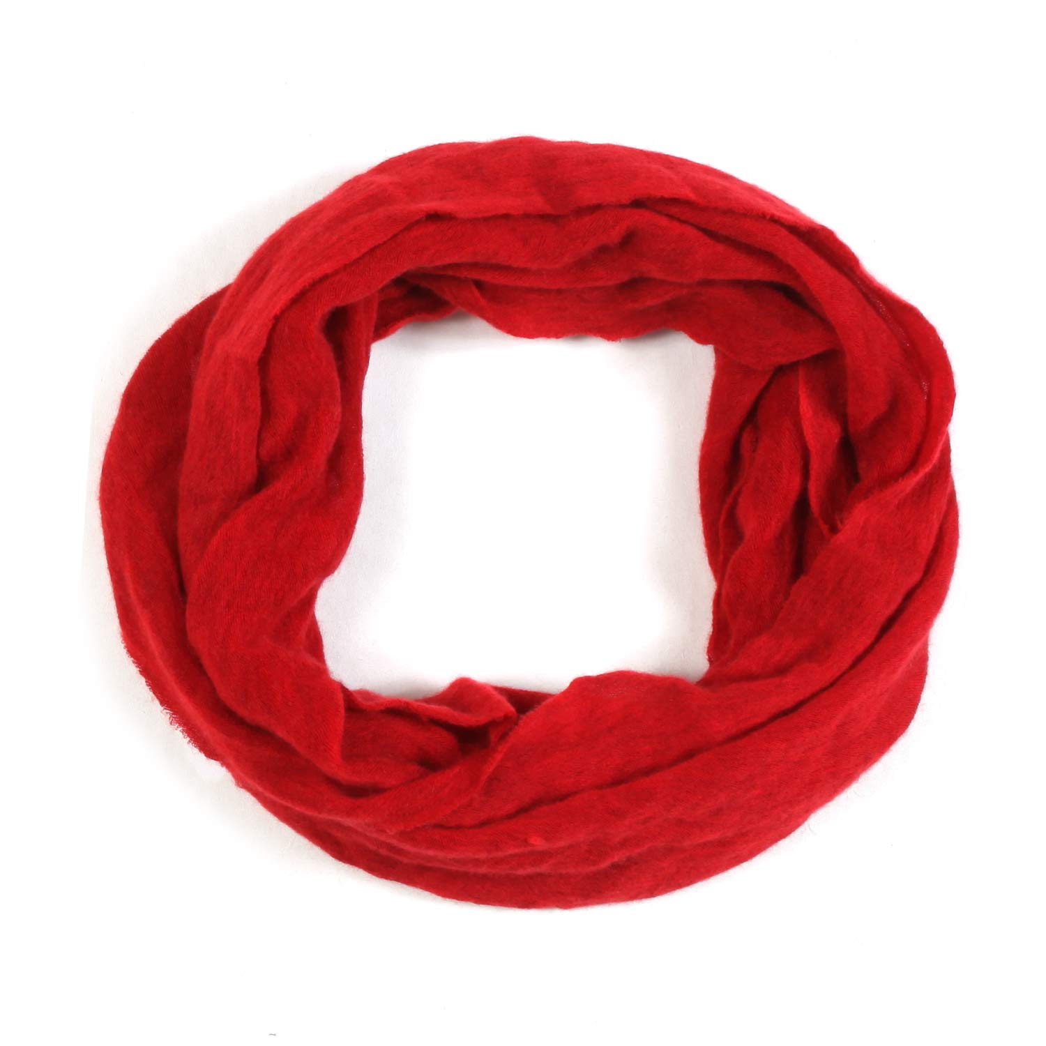 SCIARPA TUBO ROSSO SCURO IN CACHEMIRE - annameglio.com abbigliamento moda