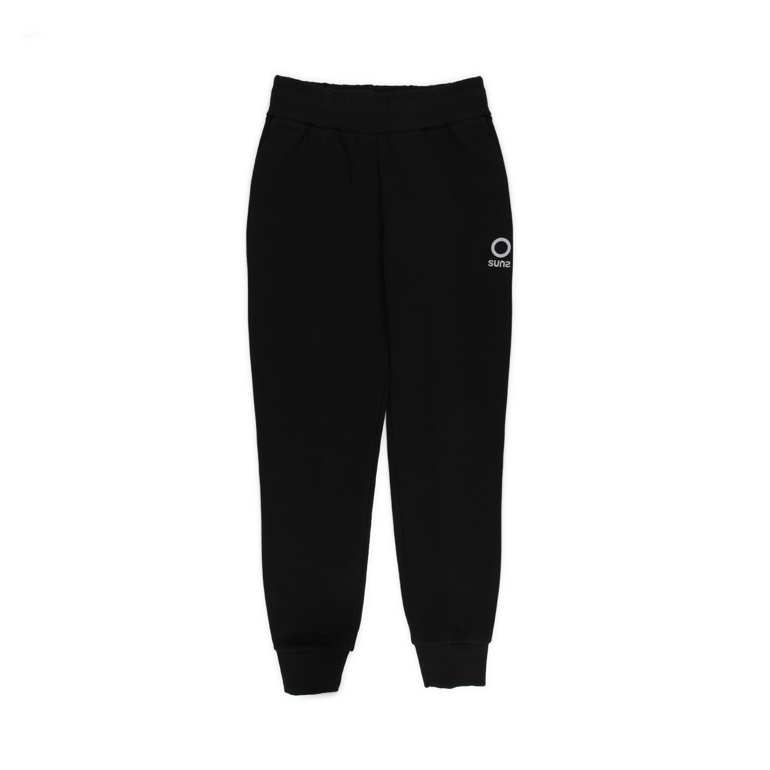 PANTALONE JOGGER NERO IN FELPA - annameglio.com abbigliamento moda