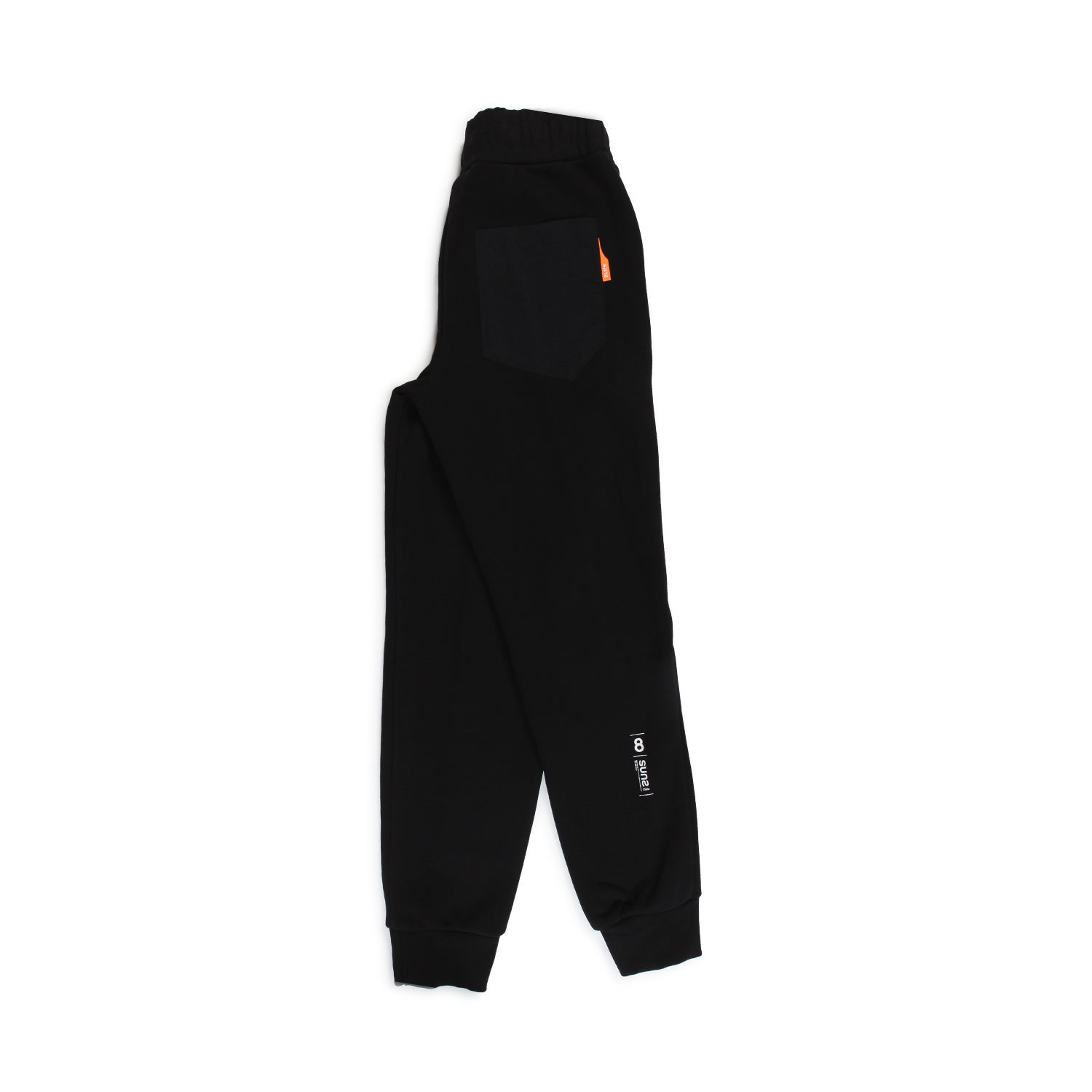 PANTALONE JOGGER NERO IN FELPA - annameglio.com abbigliamento moda