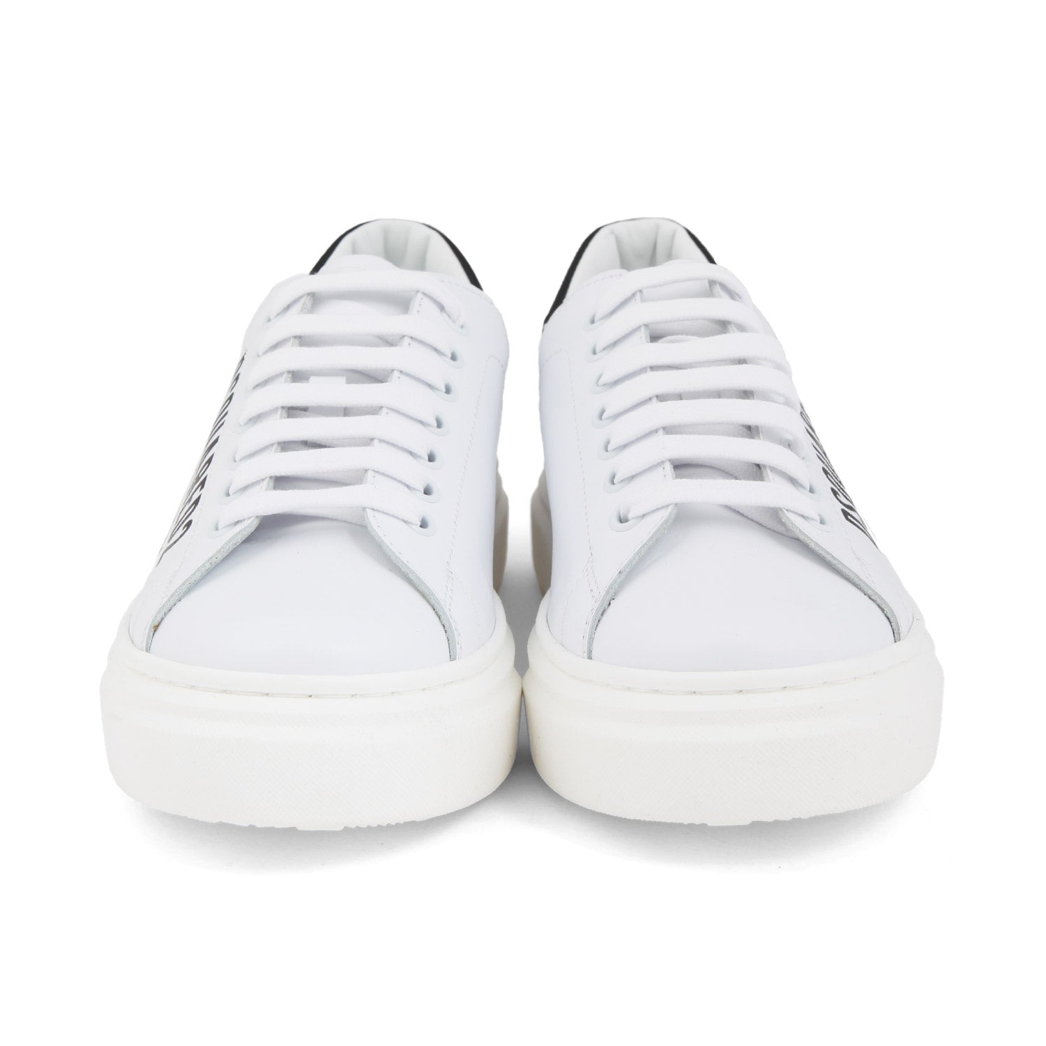 SNEAKER UNISEX BIANCA CON DETTAGLI NERI - annameglio.com abbigliamento moda