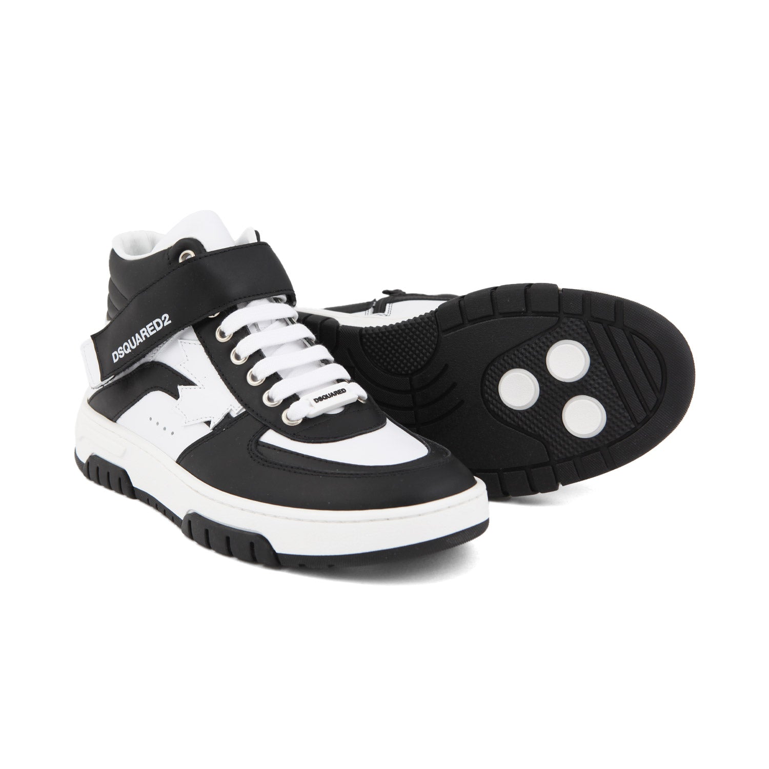 SNEAKER HIGH-TOP UNISEX NERA E BIANCA - annameglio.com abbigliamento moda