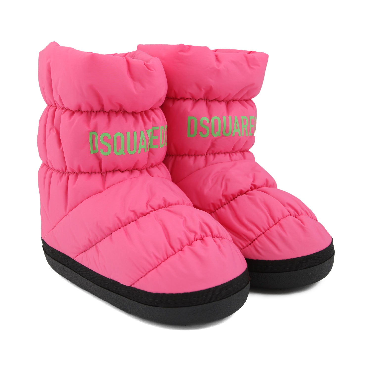 STIVALI DA NEVE ROSA FLUO E NERI - annameglio.com abbigliamento moda
