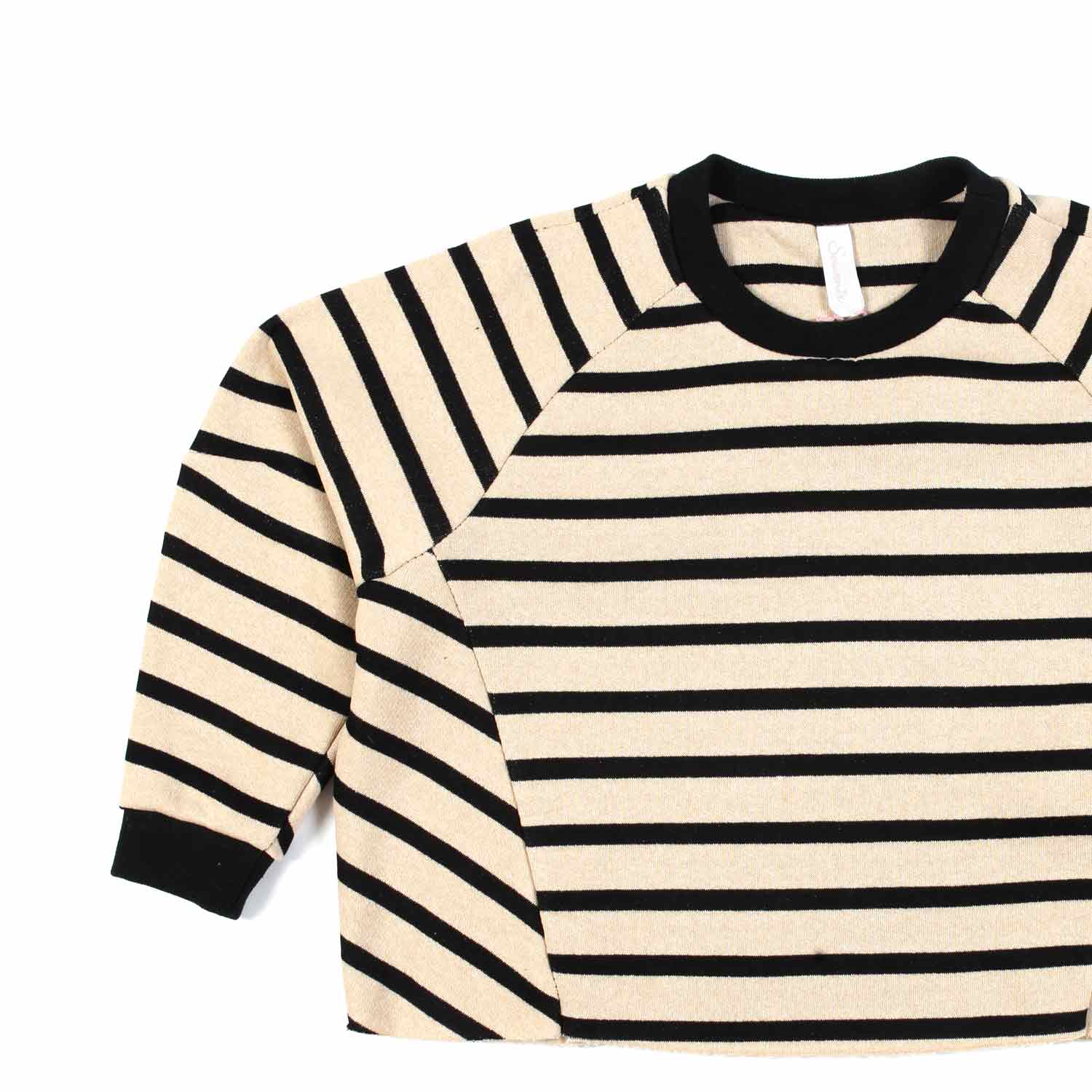 MAGLIA PANNA A RIGHE NERE BAMBINA E TEEN - annameglio.com abbigliamento moda