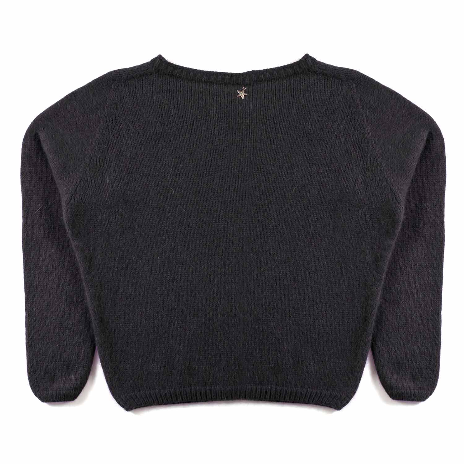 PULLOVER ANGORA NERO - annameglio.com abbigliamento moda