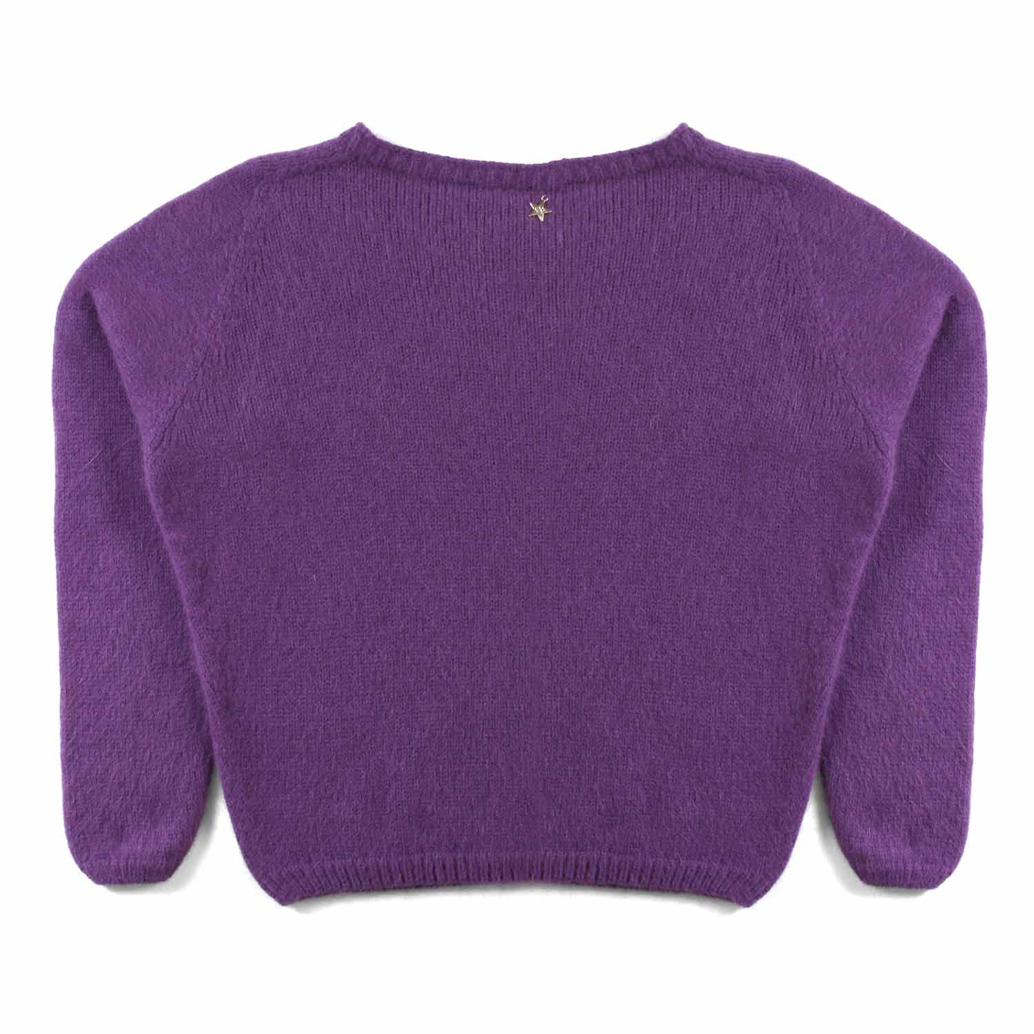 PULLOVER ANGORA VIOLA - annameglio.com abbigliamento moda