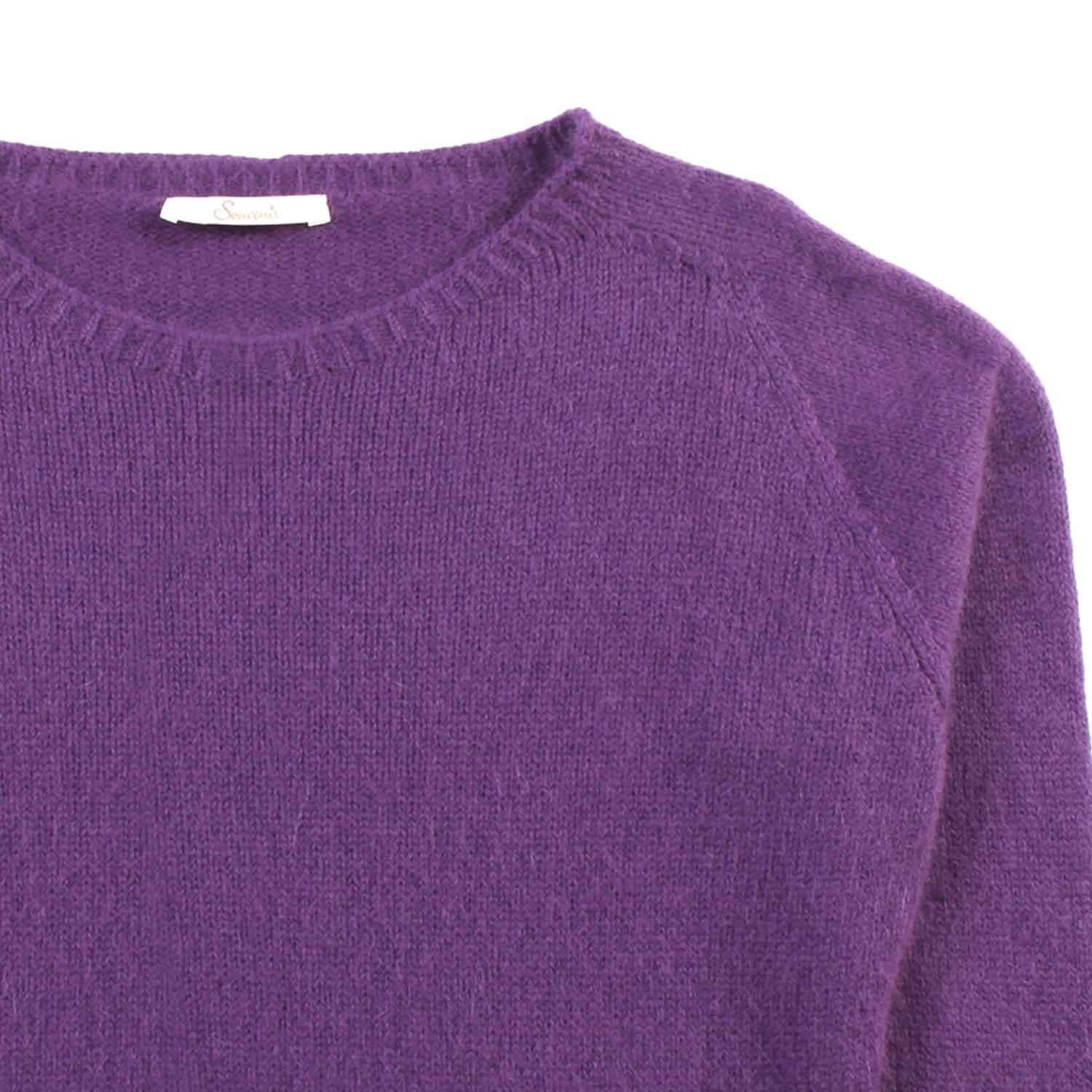 PULLOVER ANGORA VIOLA - annameglio.com abbigliamento moda