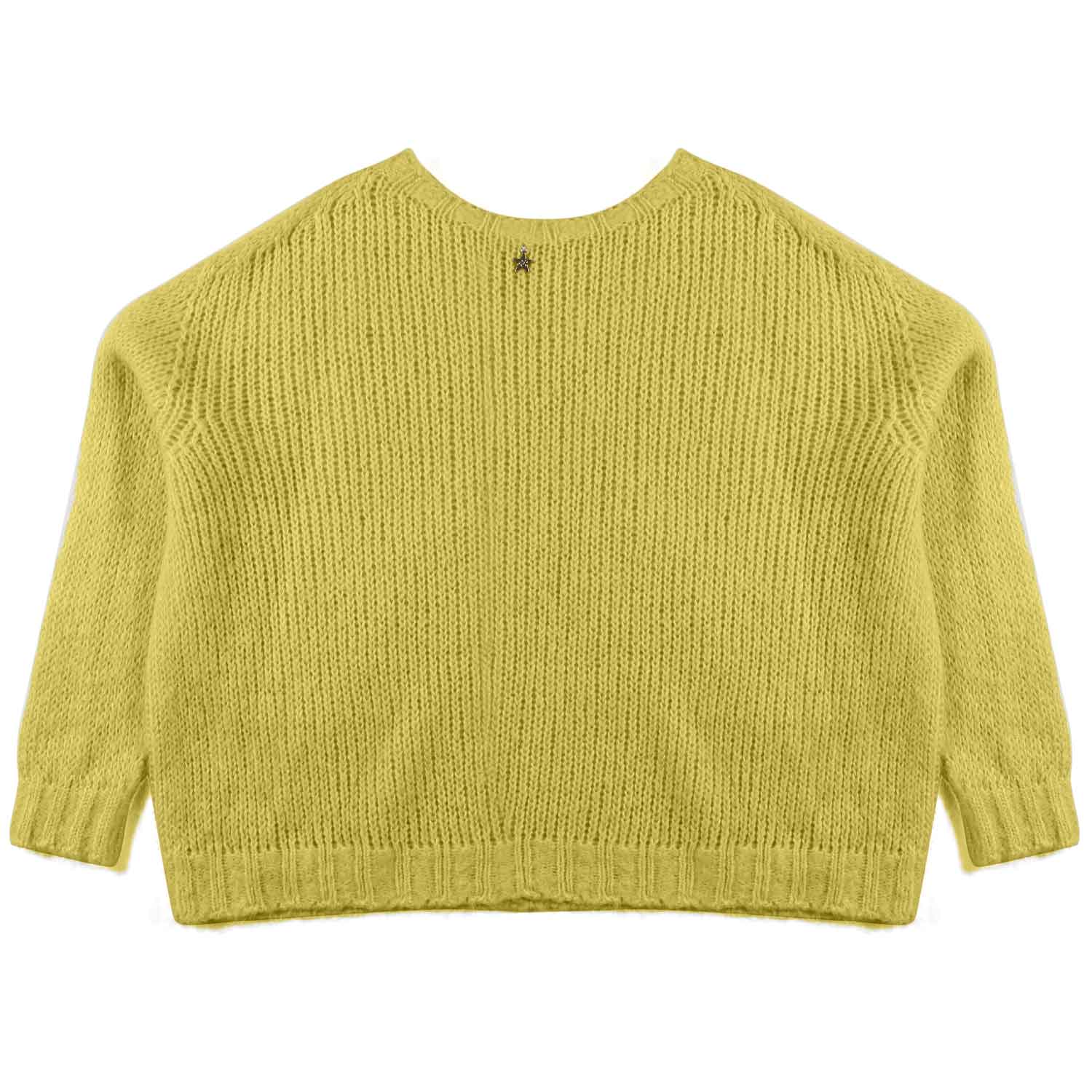 MAGLIONE CROPPED LIME DONNA E RAGAZZA - annameglio.com abbigliamento moda