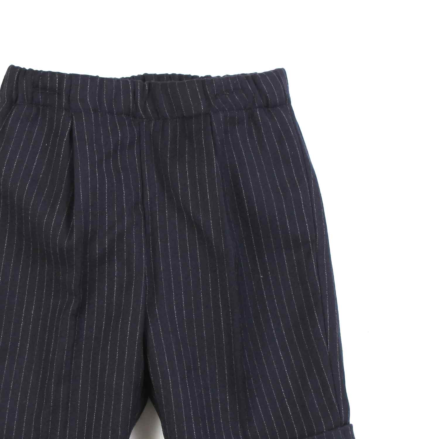 BERMUDA GESSATO BLU E GRIGIO BIMBO - annameglio.com abbigliamento moda