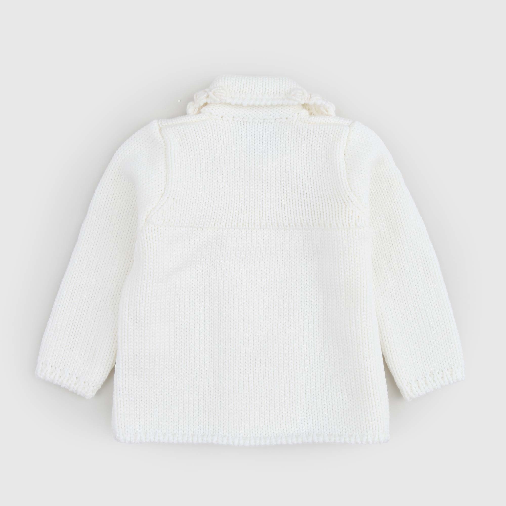 CAPPOTTINO DI LANA BIANCO CALDO NEONATA - annameglio.com abbigliamento moda