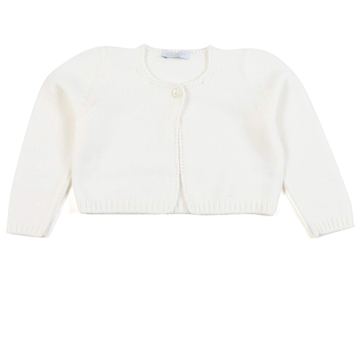 CARDIGAN DI LANA BIANCO CALDO BIMBA - annameglio.com abbigliamento moda