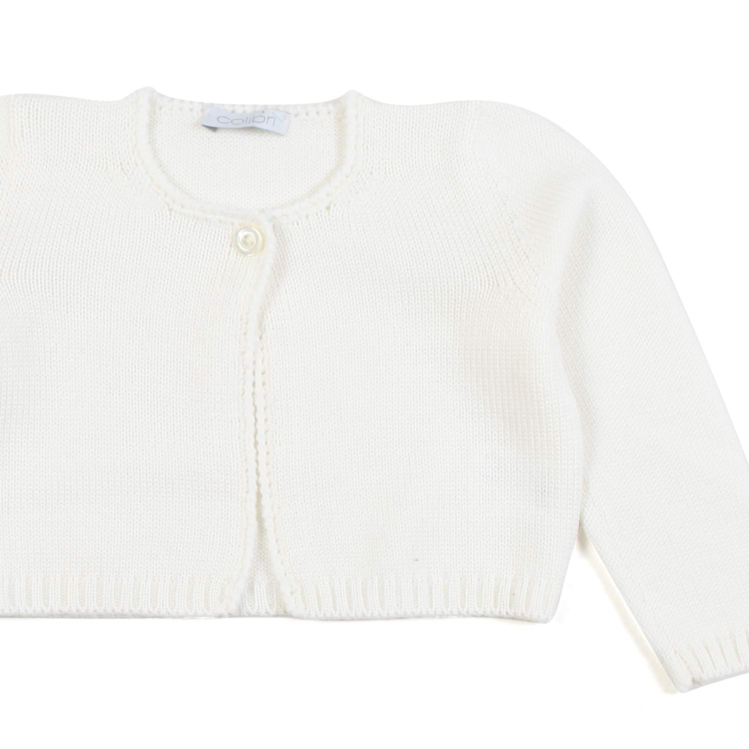 CARDIGAN DI LANA BIANCO CALDO BIMBA - annameglio.com abbigliamento moda