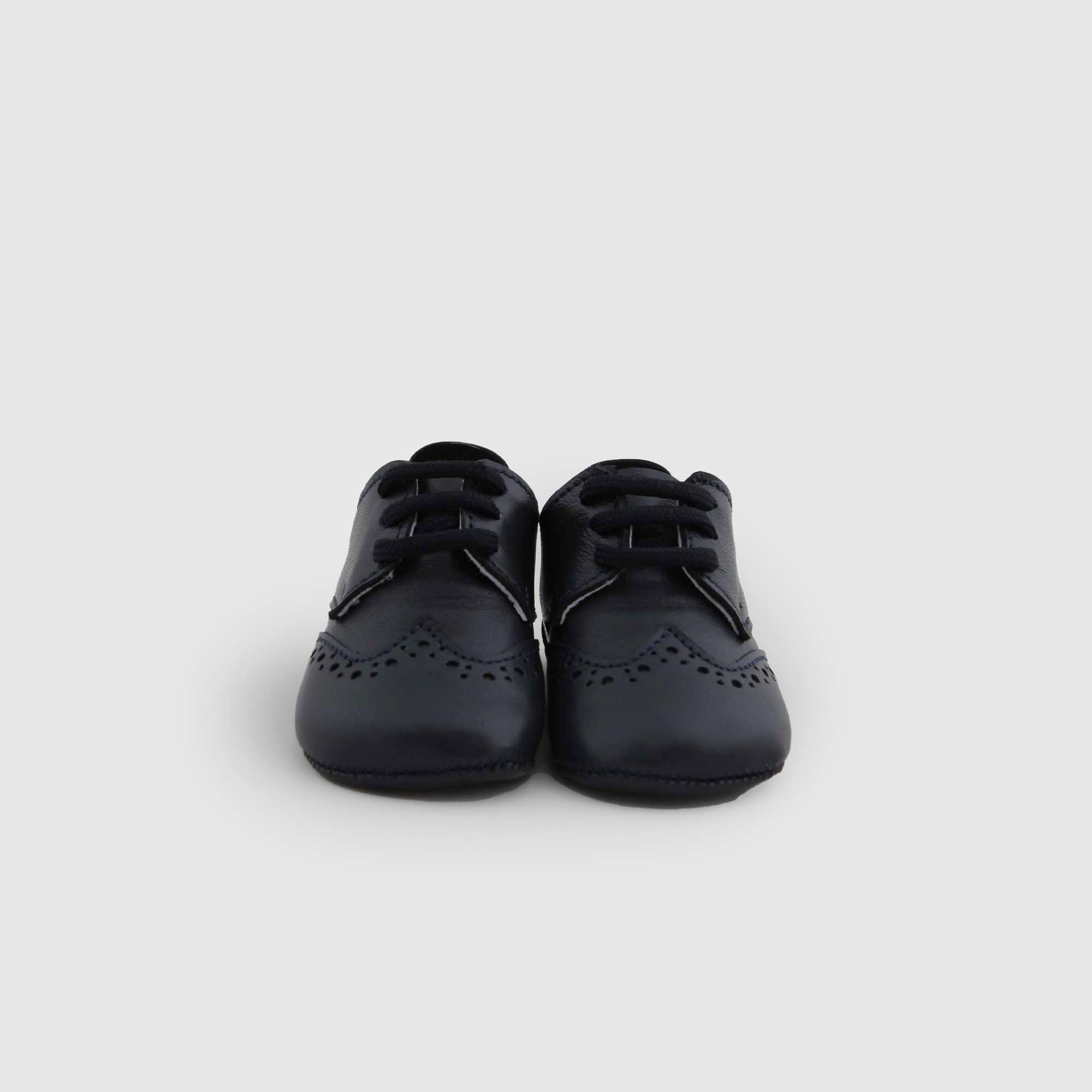 SCARPINA DERBY BLU NAVY NEONATO - annameglio.com abbigliamento moda