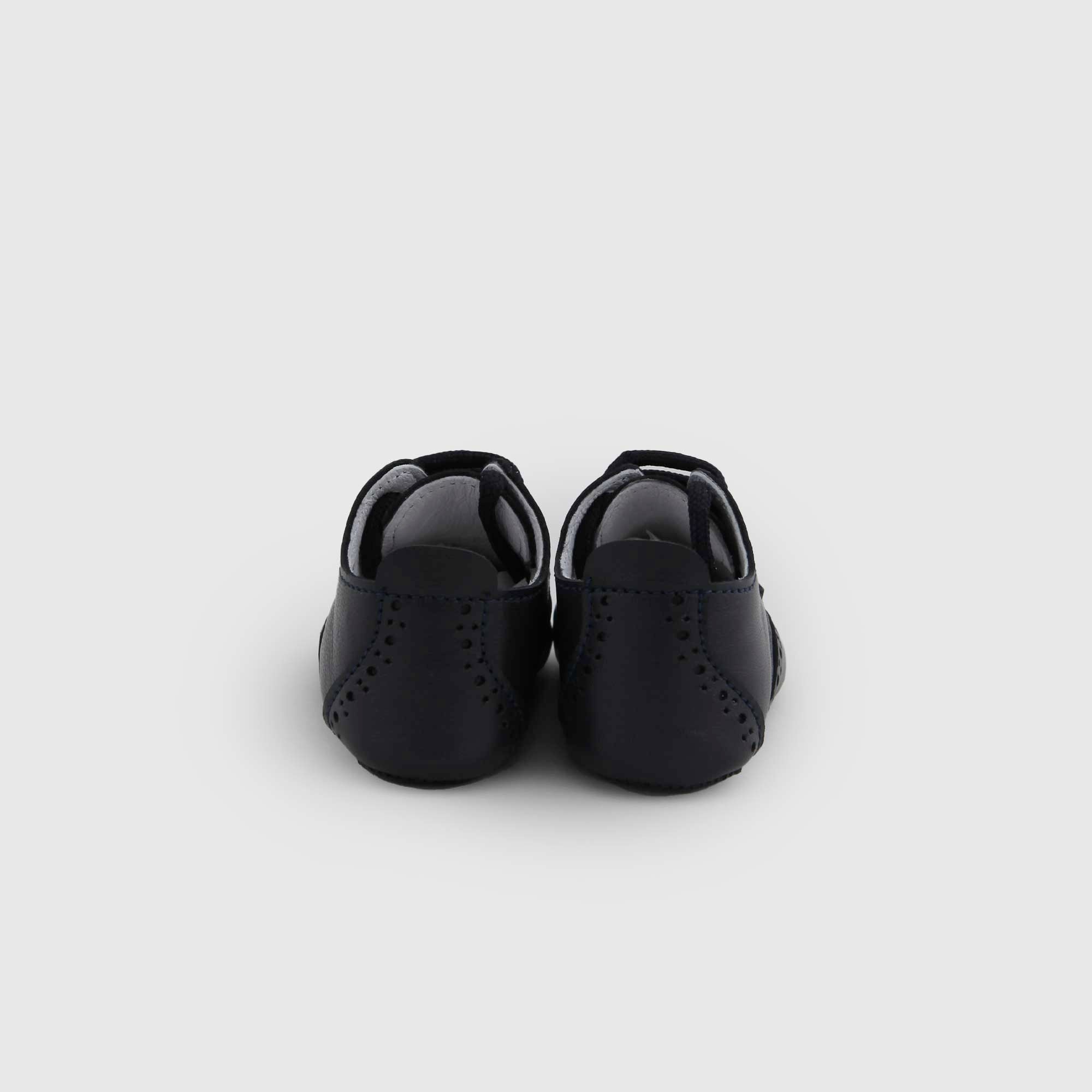 SCARPINA DERBY BLU NAVY NEONATO - annameglio.com abbigliamento moda