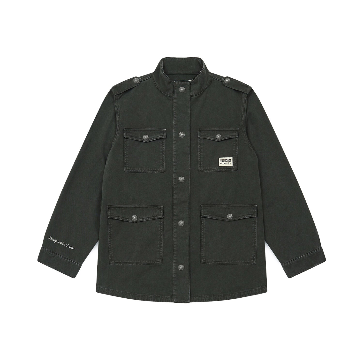 GIACCA MILITARE VERDE KHAKI BAMBINA E RAGAZZA - annameglio.com abbigliamento moda