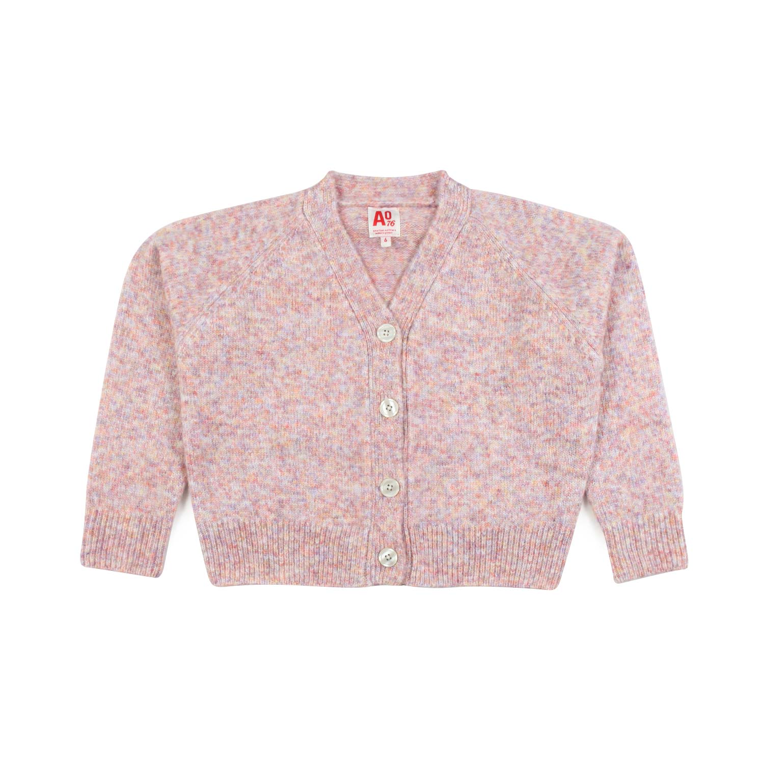 CARDIGAN JOICE ROSA MELANGE BAMBINA E TEENAGER - annameglio.com abbigliamento moda