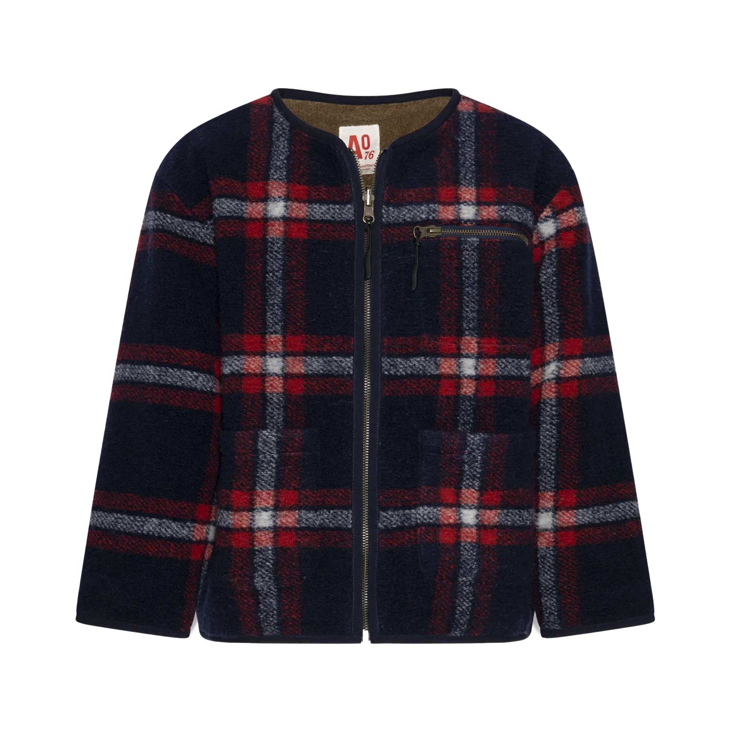 GIACCA BOB REVERSIBILE BLU CHECK E MARRONE - annameglio.com abbigliamento moda