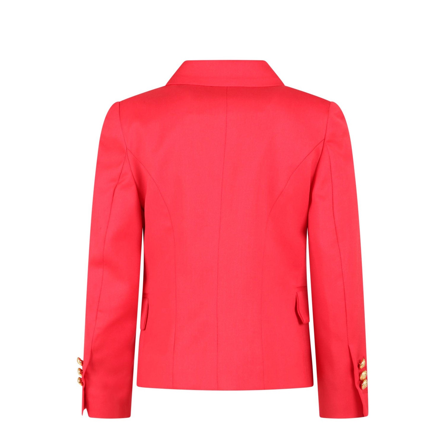 BLAZER ROSSO CON BOTTONI ORO BAMBINA E TEENAGER - annameglio.com abbigliamento moda