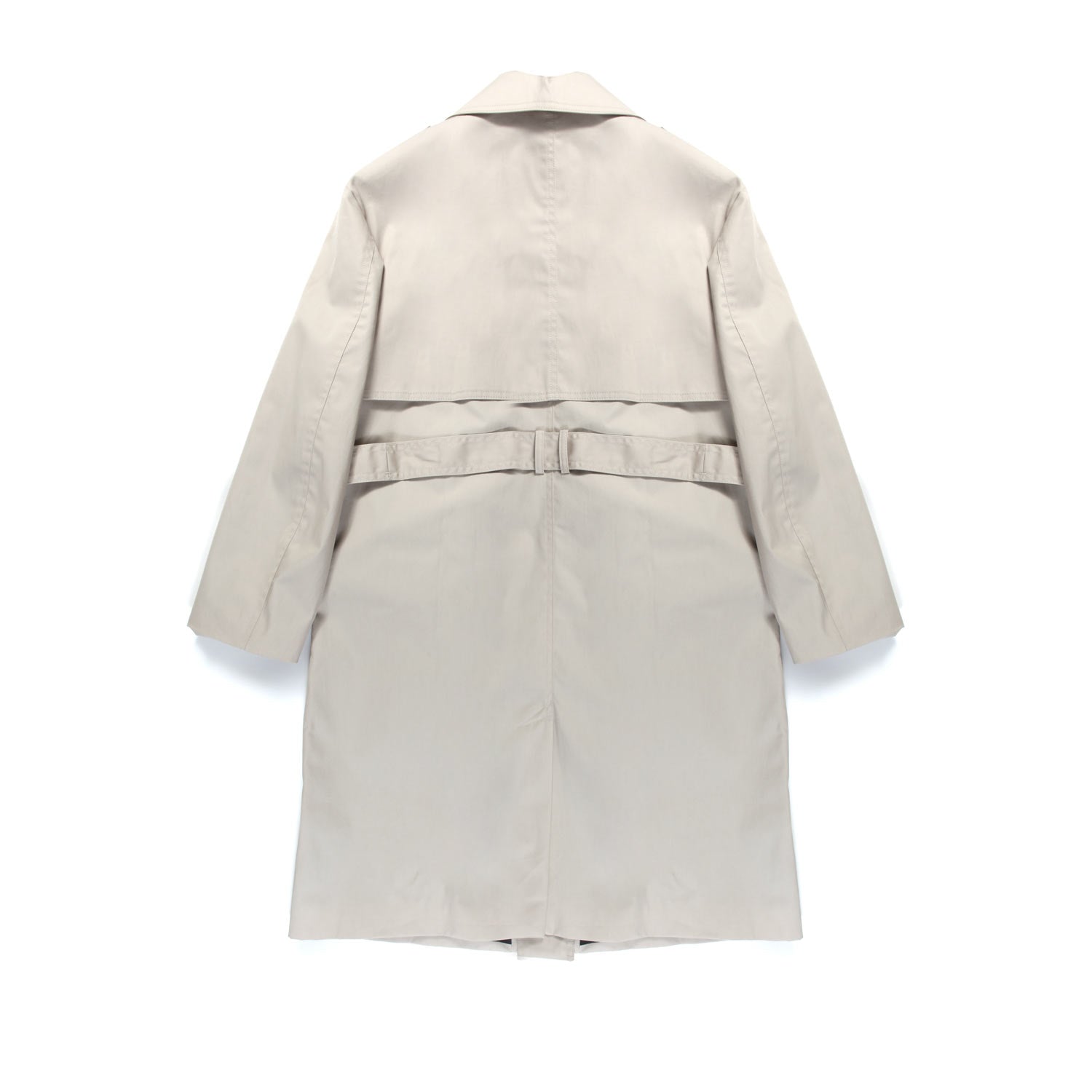 TRENCH COAT BEIGE CON BOTTONI ARGENTO - annameglio.com abbigliamento moda