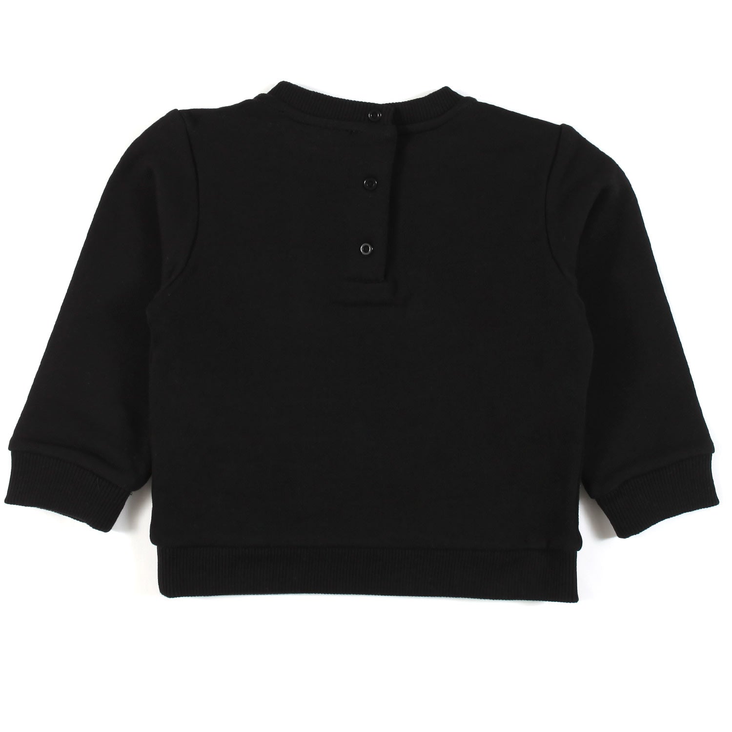 FELPA NERA CON LOGO BIANCO BIMBA - annameglio.com abbigliamento moda