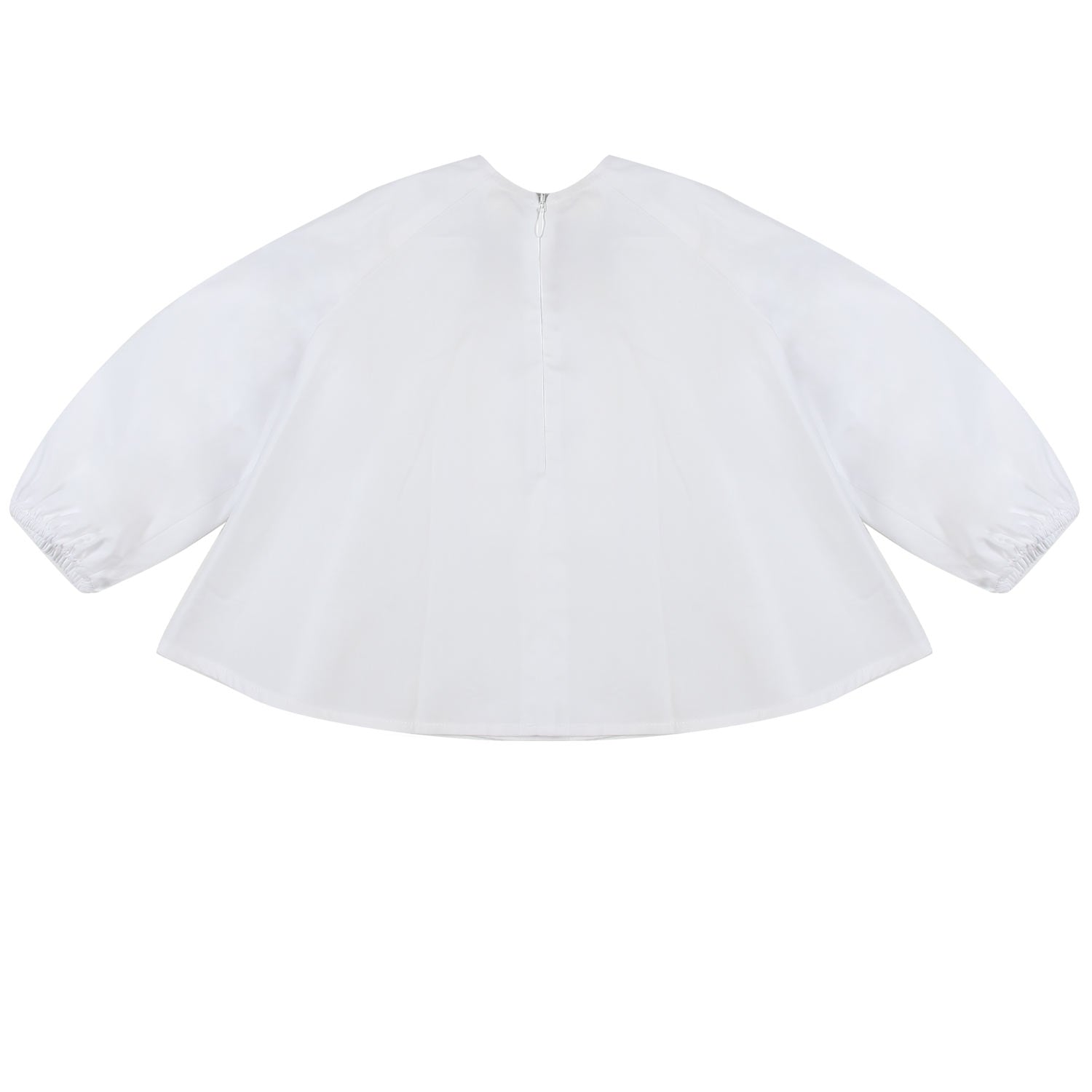 BLUSA BIANCA CON BOTTONI ORO BIMBA - annameglio.com abbigliamento moda