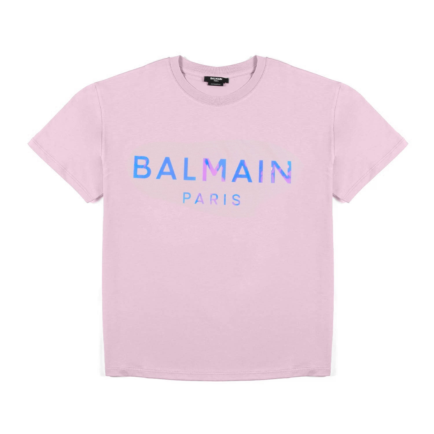 T-SHIRT ROSA BAMBINA E TEEN CON LOGO BLU - annameglio.com abbigliamento moda