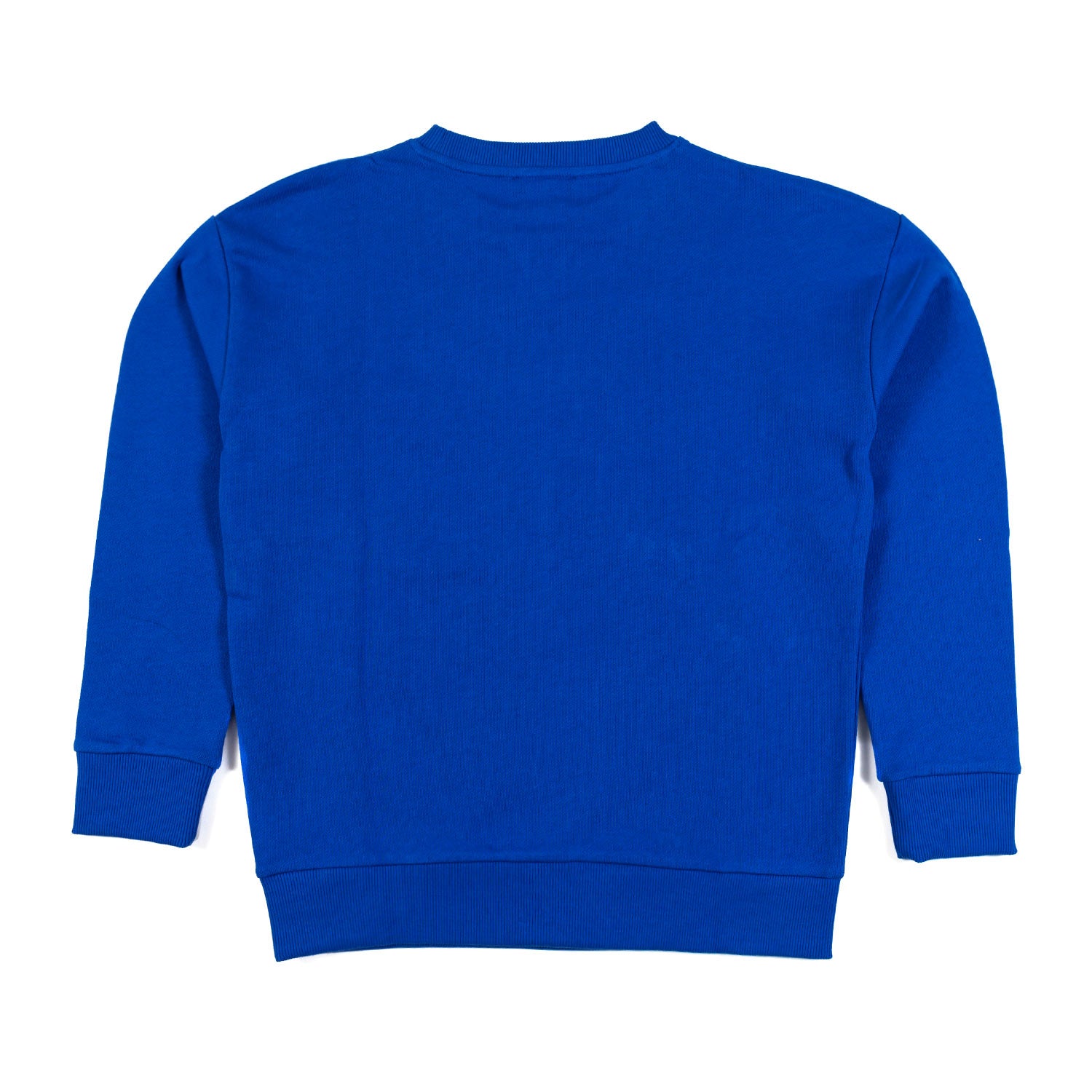 FELPA BLU ROYAL CON LOGO BIANCO BAMBINA E TEEN - annameglio.com abbigliamento moda