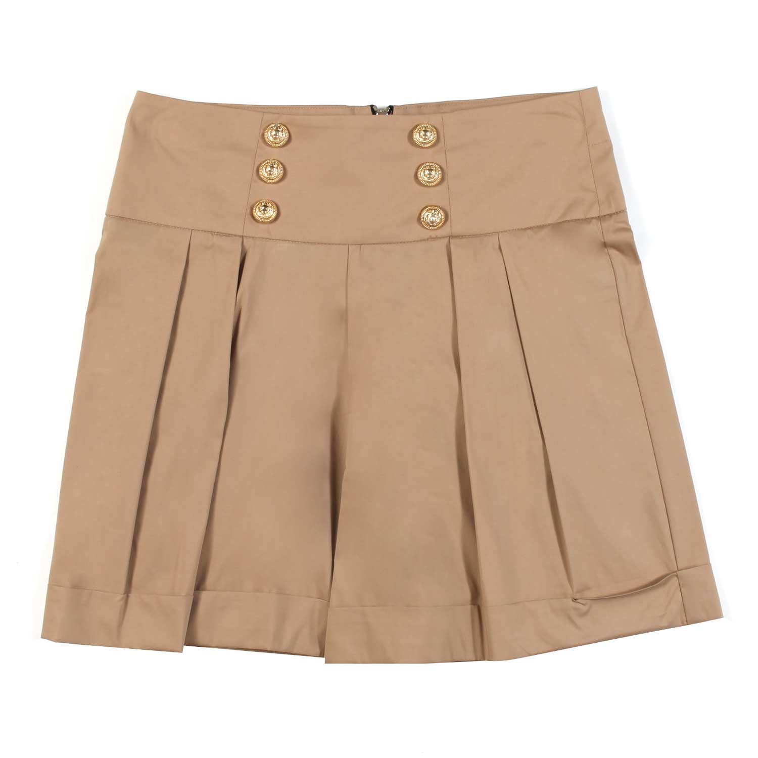 Shorts beige con pieghe bambina e teen - annameglio.com abbigliamento moda