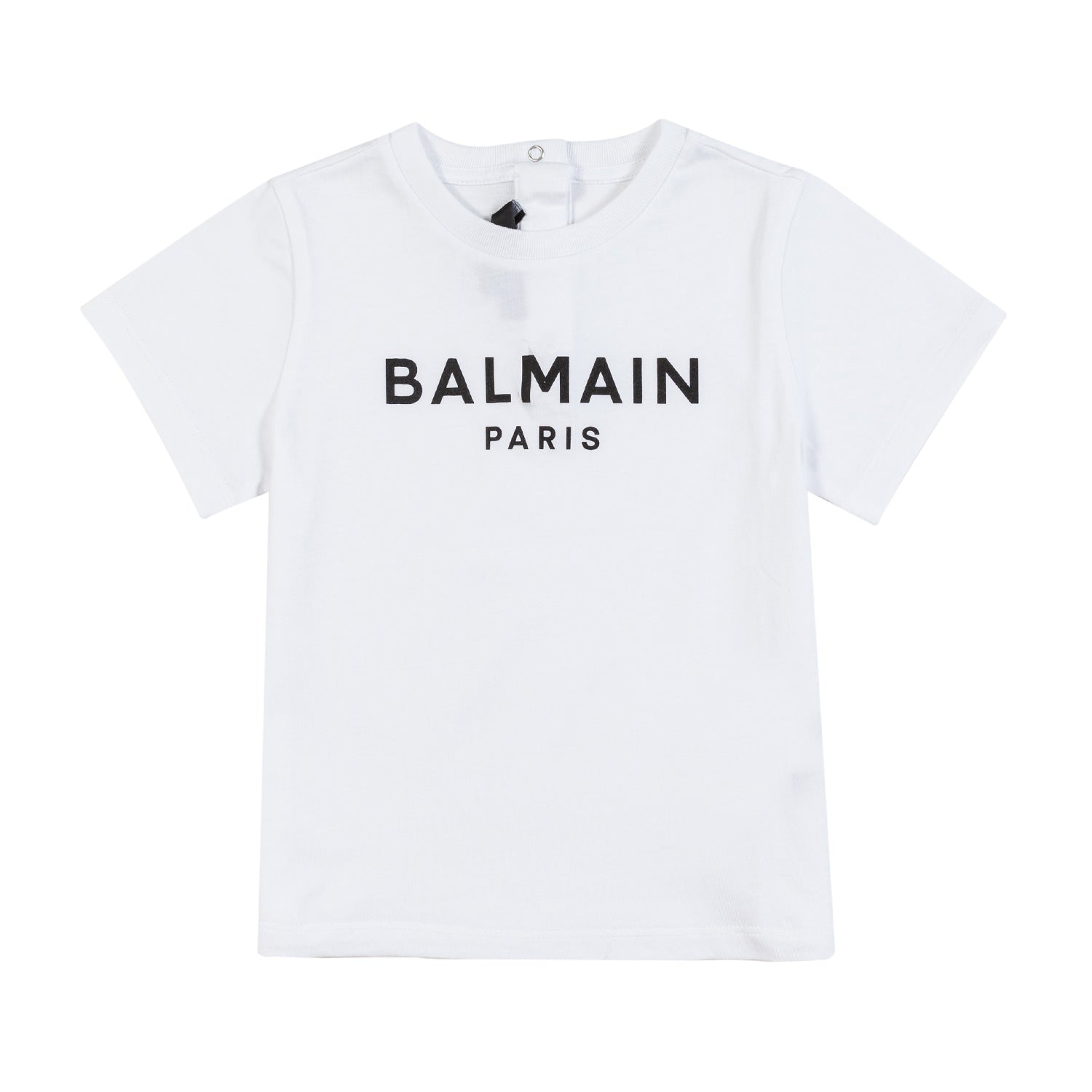 T-SHIRT BIANCA CON LOGO NERO BIMBO E BIMBA - annameglio.com abbigliamento moda