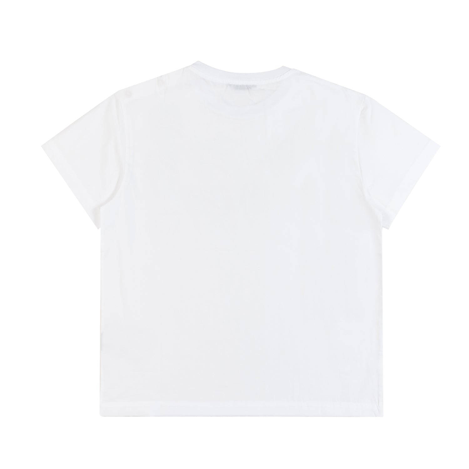 T-SHIRT BIANCA CON MINI LOGO NERO E BOTTONI ORO - annameglio.com abbigliamento moda