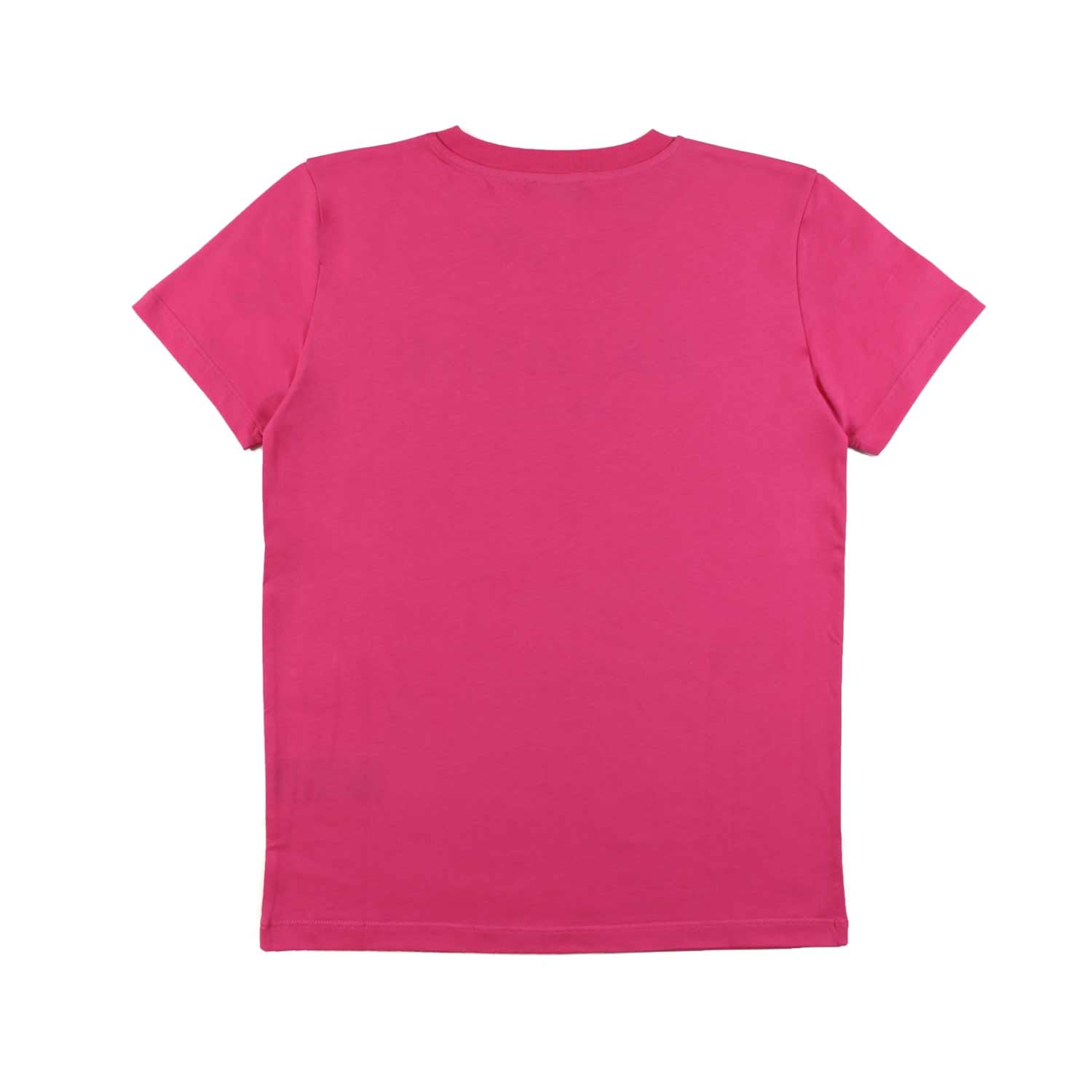 T-SHIRT FUCSIA BAMBINA E TEEN CON LOGO NERO - annameglio.com abbigliamento moda