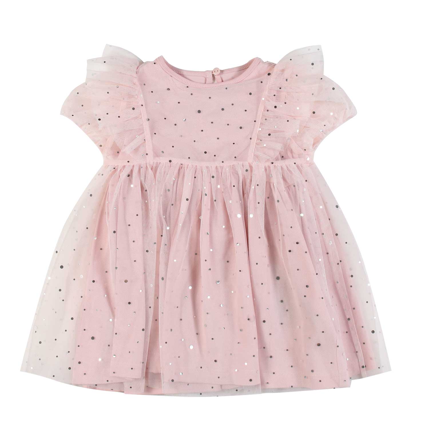 MINI ABITO IN TULLE ROSA A POIS BIMBA - annameglio.com abbigliamento moda