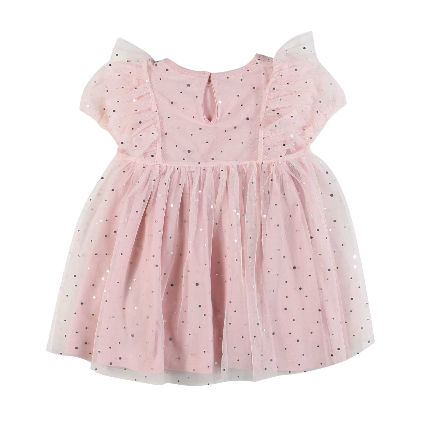 MINI ABITO IN TULLE ROSA A POIS BIMBA - annameglio.com abbigliamento moda