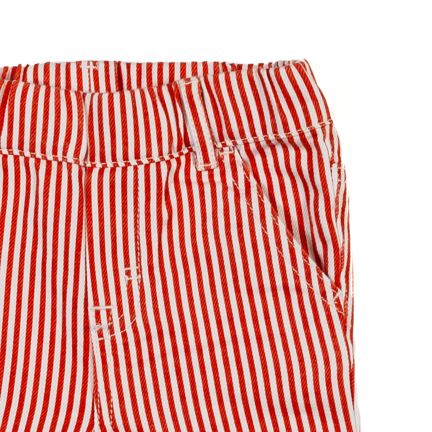 BERMUDA ROSSO E BIANCO A RIGHE BIMBO - annameglio.com abbigliamento moda