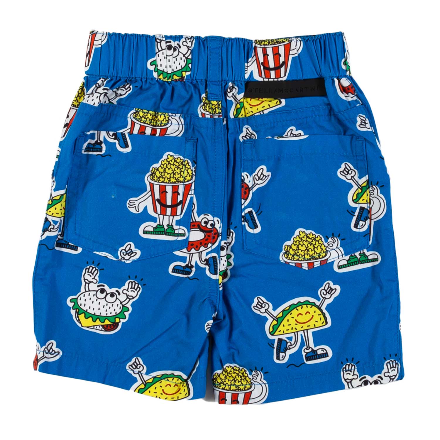 BERMUDA BLU CON STAMPE MULTICOLOR BIMBO - annameglio.com abbigliamento moda