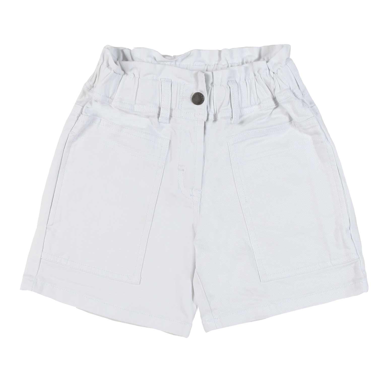 SHORTS BIANCHI IN TWILL BAMBINA E TEENAGER - annameglio.com abbigliamento moda