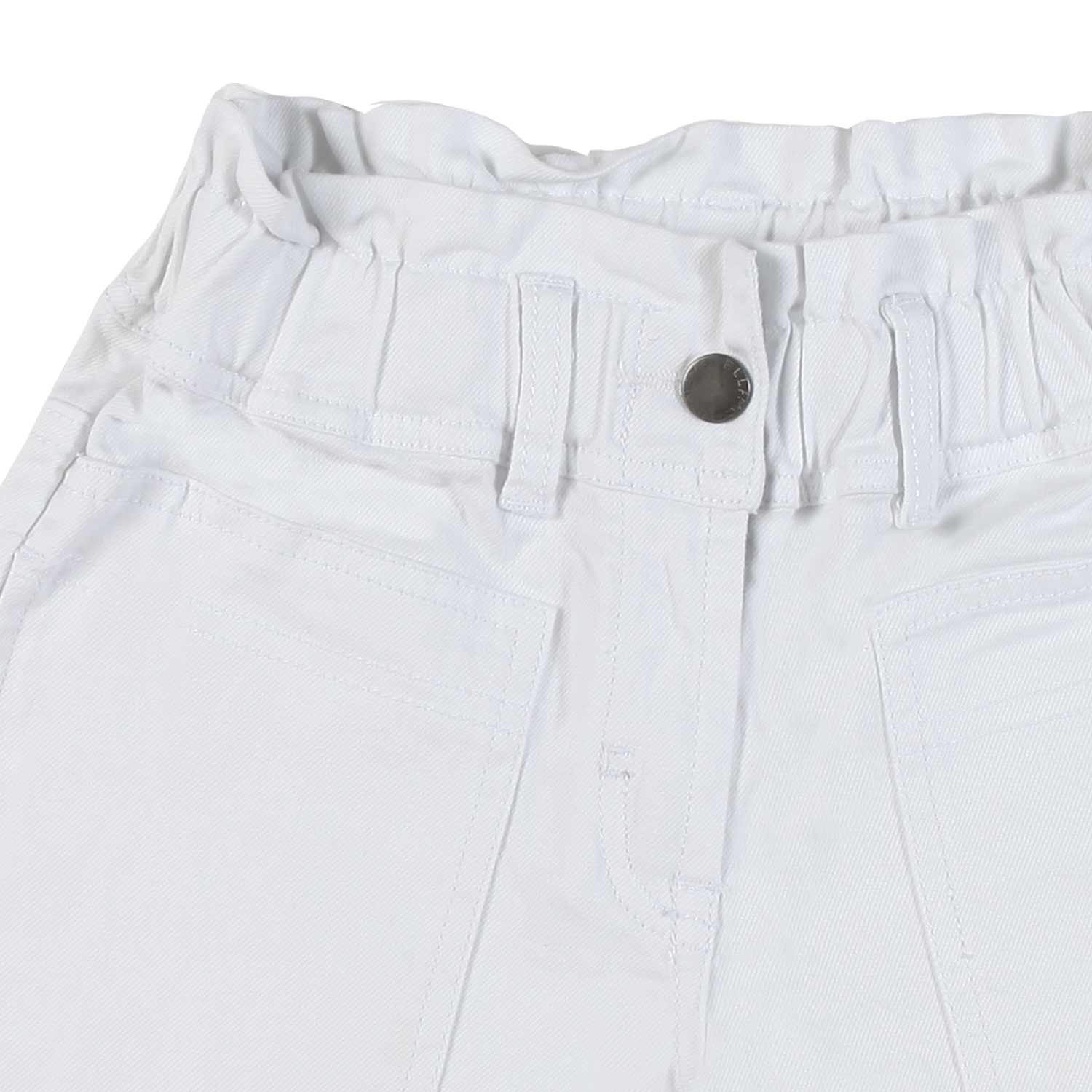 SHORTS BIANCHI IN TWILL BAMBINA E TEENAGER - annameglio.com abbigliamento moda