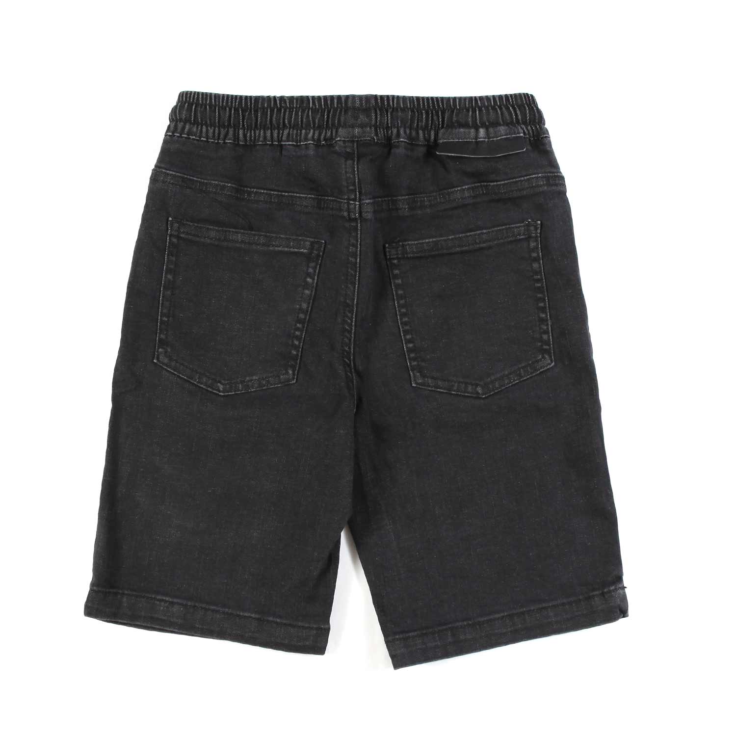 BERMUDA NERO IN DENIM BAMBINO E TEENAGER - annameglio.com abbigliamento moda