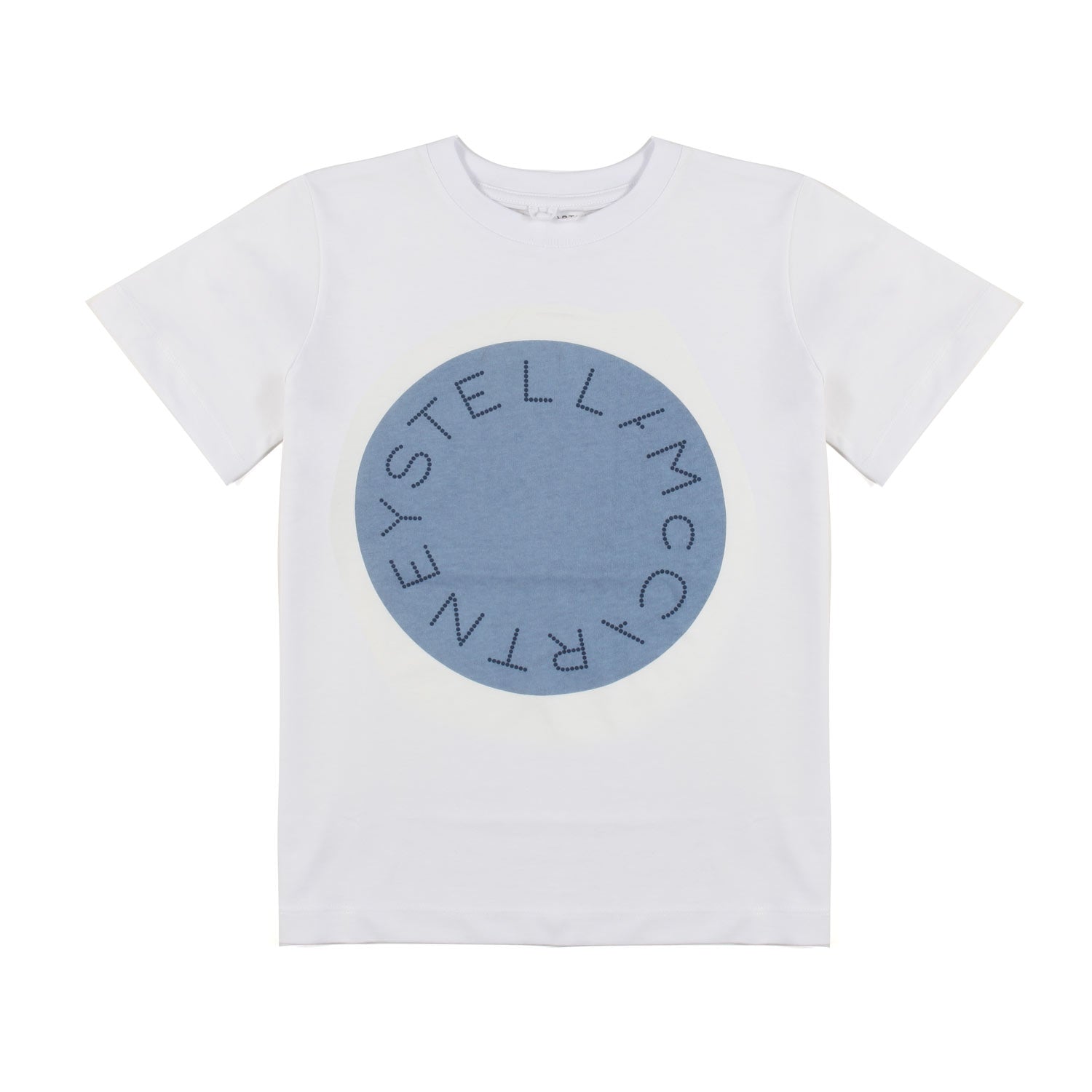 T-SHIRT UNISEX BIANCA CON STAMPA CELESTE - annameglio.com abbigliamento moda