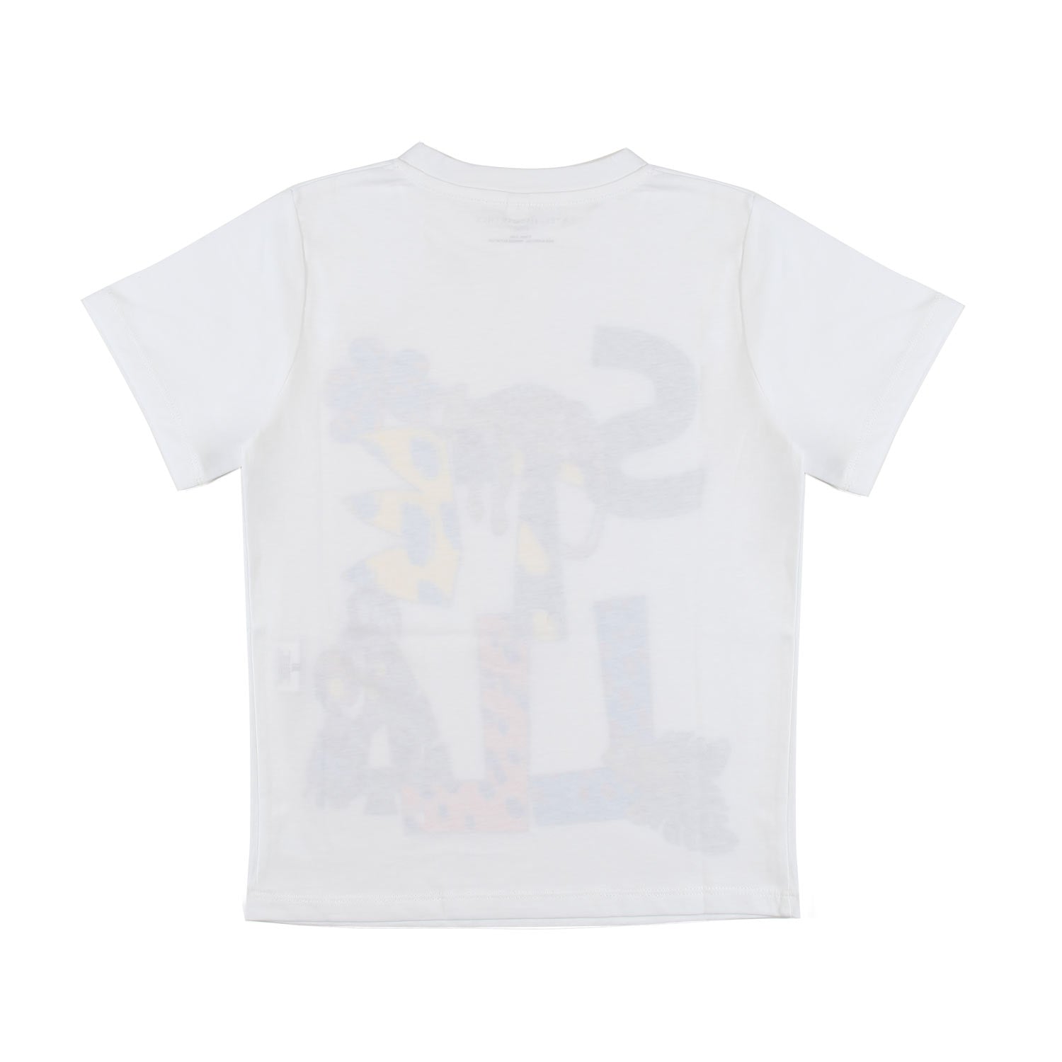 T-SHIRT BIANCA CON MAXI LOGO MULTICOLOR BAMBINA - annameglio.com abbigliamento moda