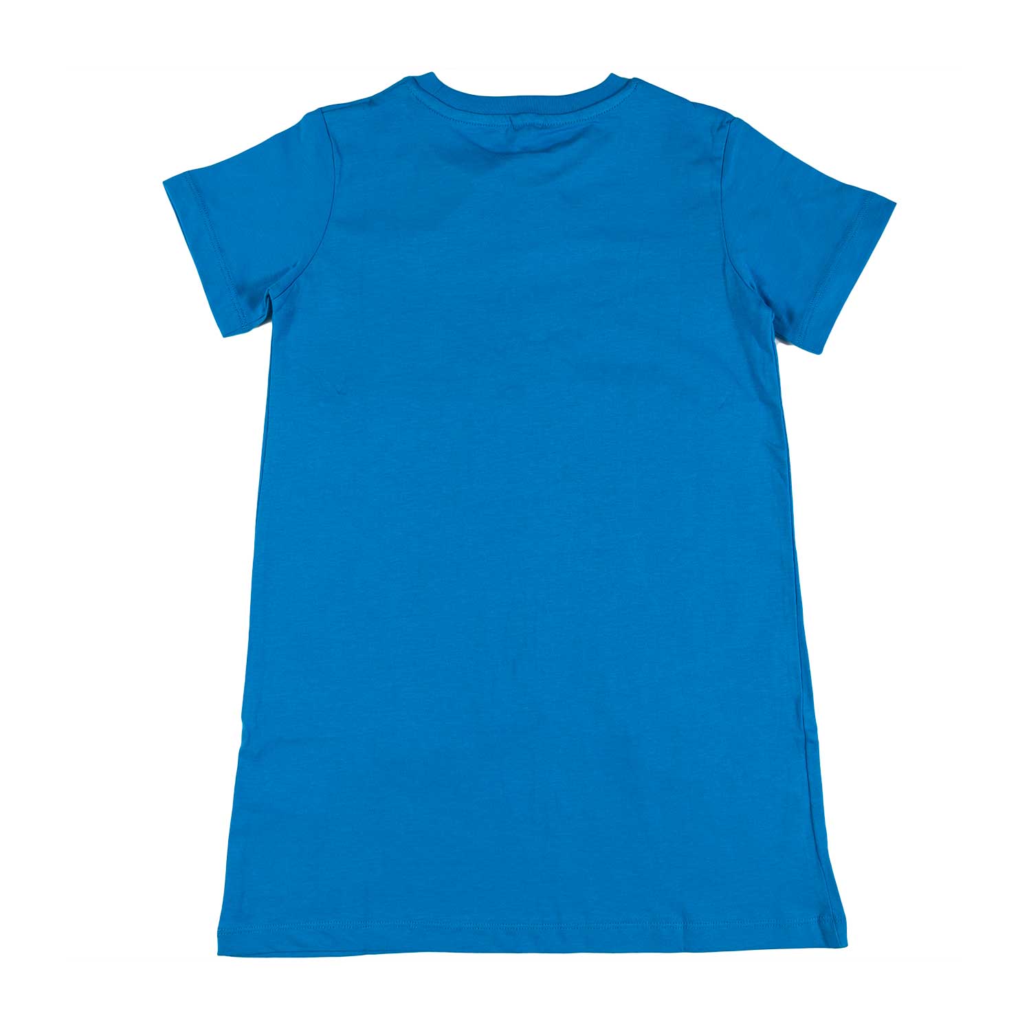 VESTITO AZZURRO CON STELLA MULTICOLOR E FRANGE - annameglio.com abbigliamento moda