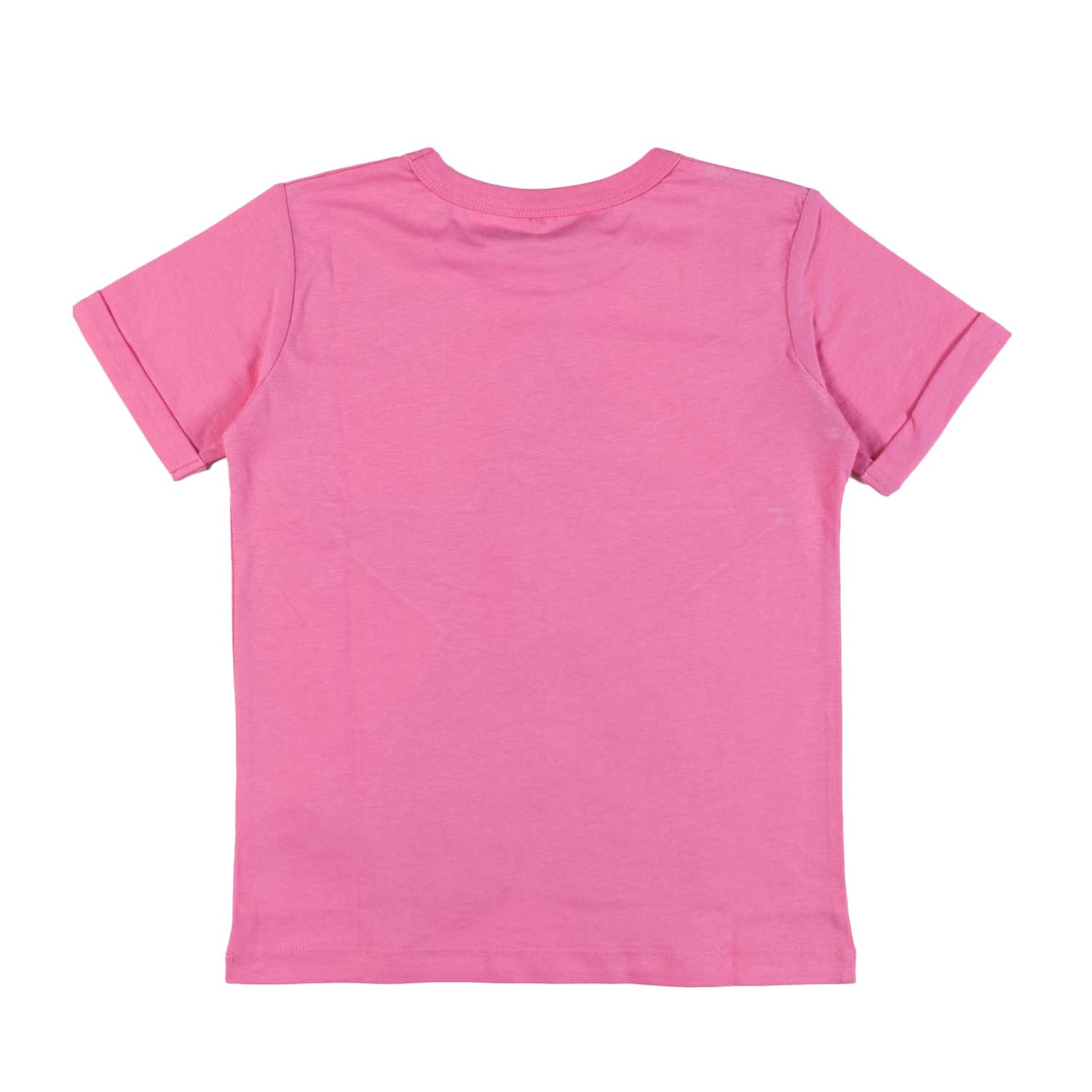 T-SHIRT ROSA CON STELLA MULTICOLOR E FRANGE - annameglio.com abbigliamento moda