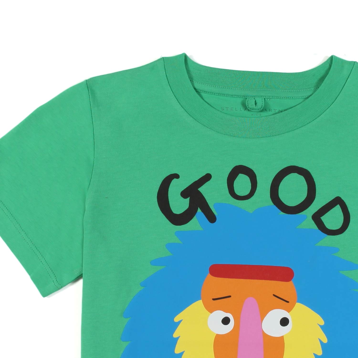 T-SHIRT GOOD VIBES VERDE BAMBINA E BAMBINO - annameglio.com abbigliamento moda