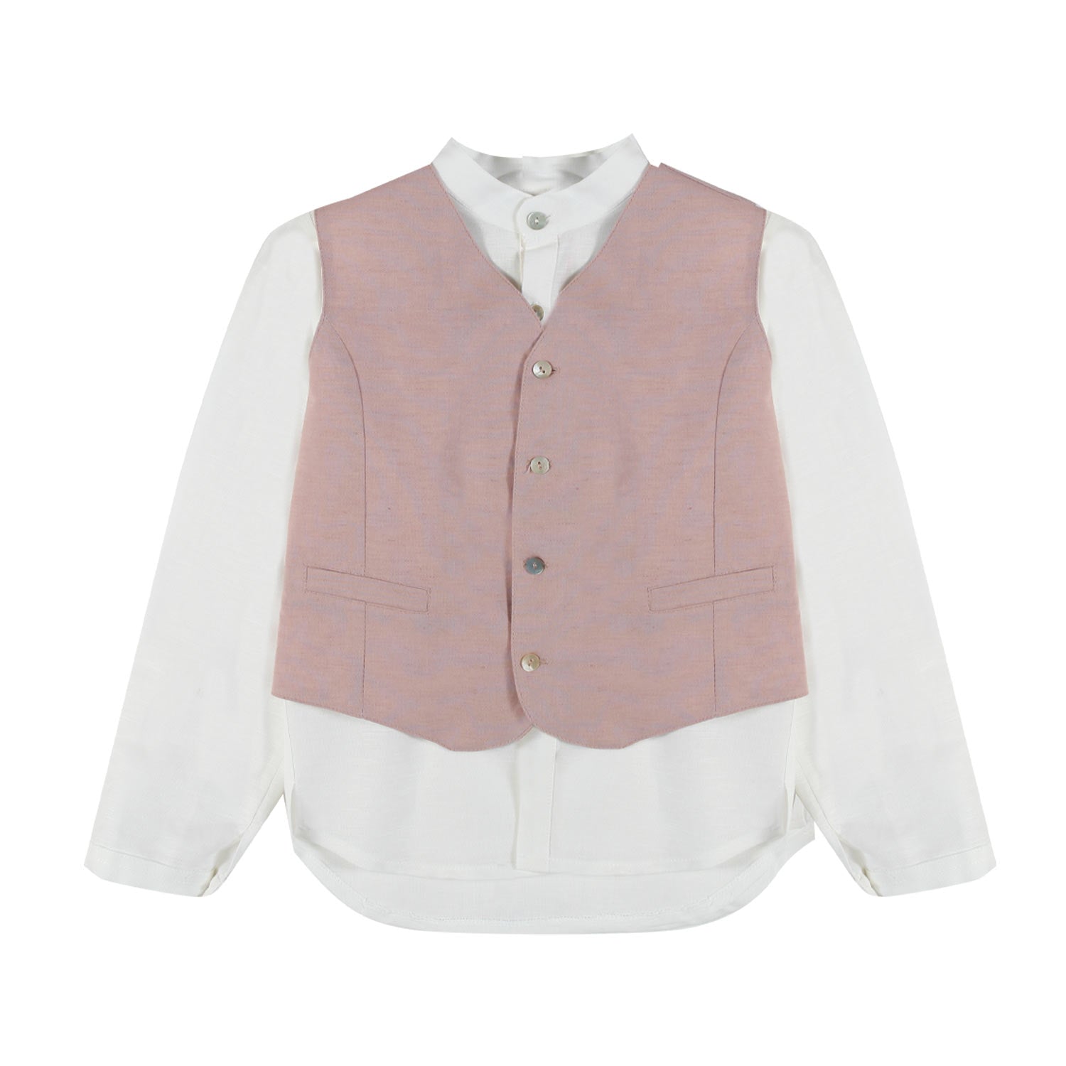 COMPLETO ROSA CIPRIA E BIANCO BAMBINO - annameglio.com abbigliamento moda